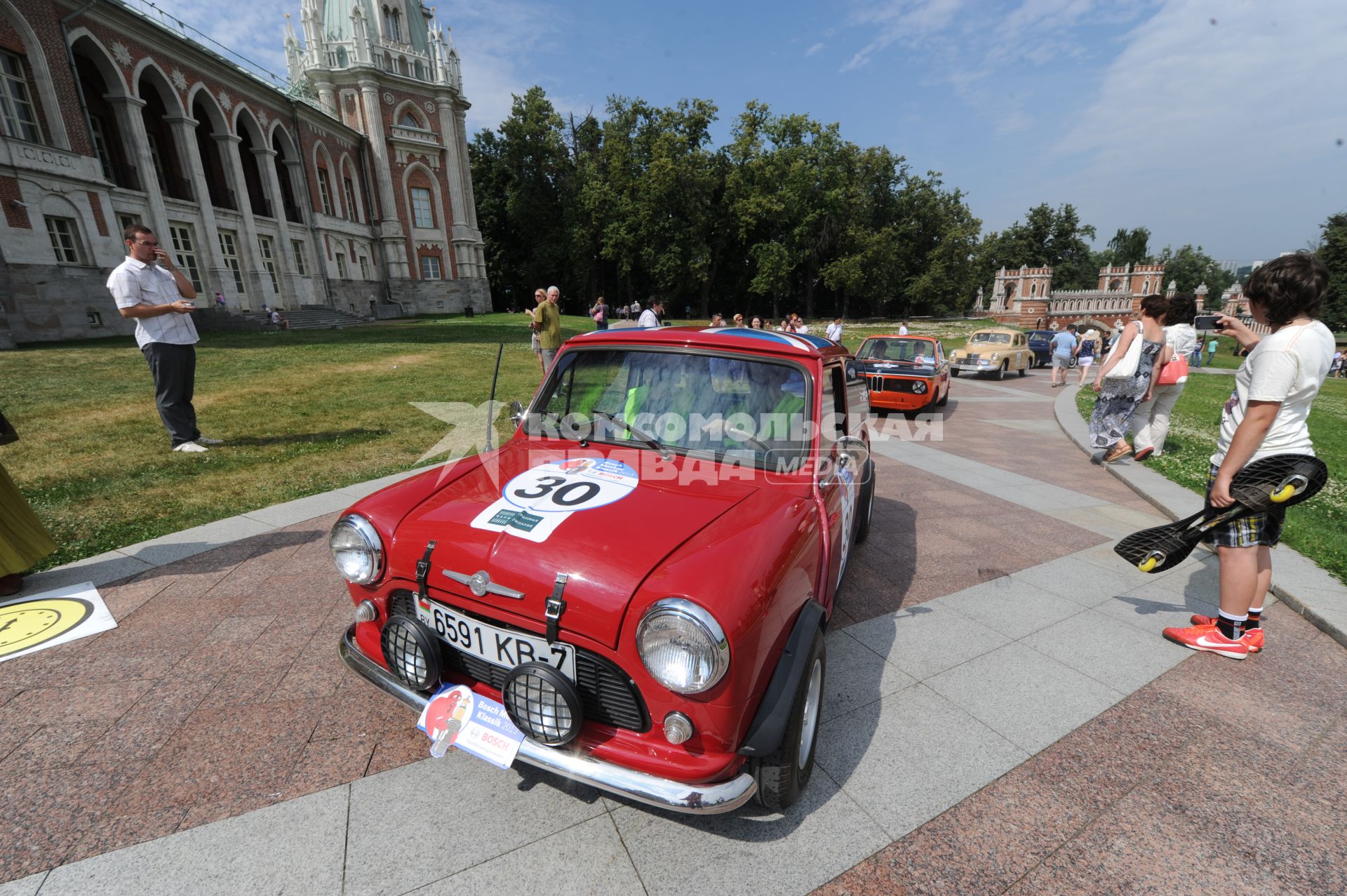 Музей-заповедник `Царицыно`. Ралли старинных автомобилей Bosch Moskau Klassik.