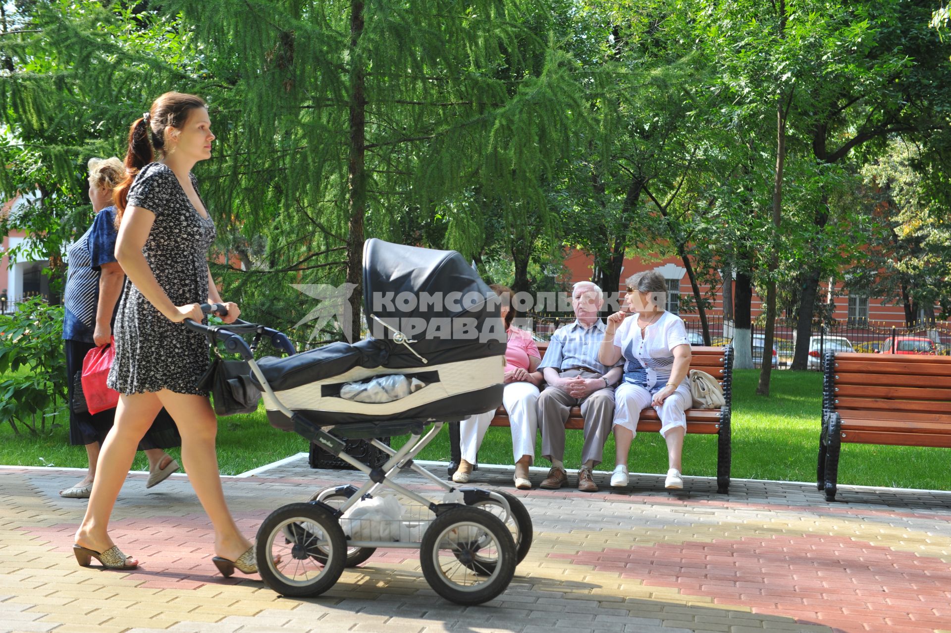 Народный парк в районе Зюзино на Юго-Западе Москвы.