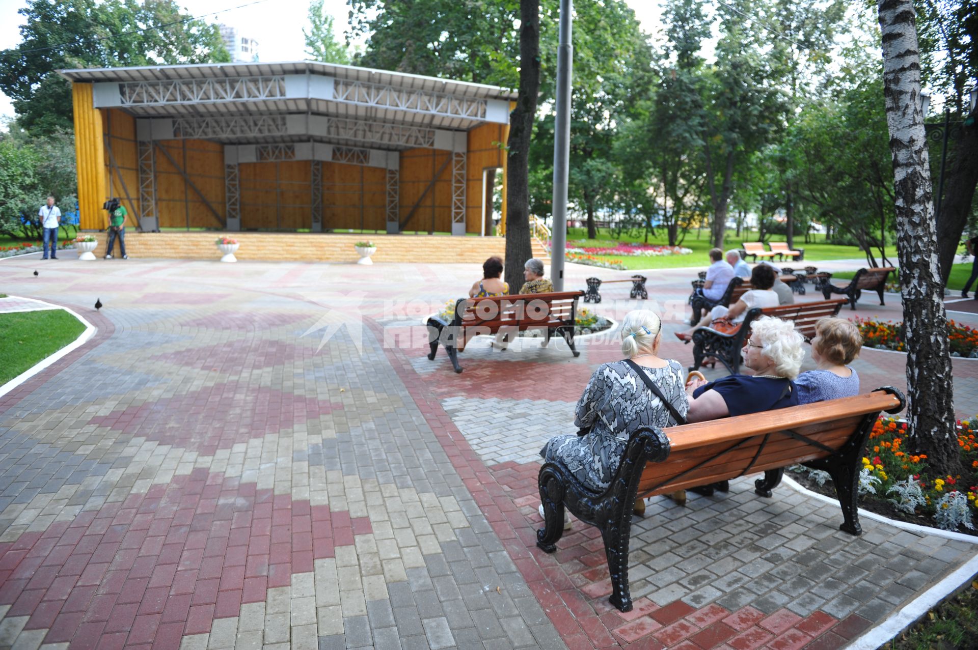 Народный парк в районе Зюзино на Юго-Западе Москвы.