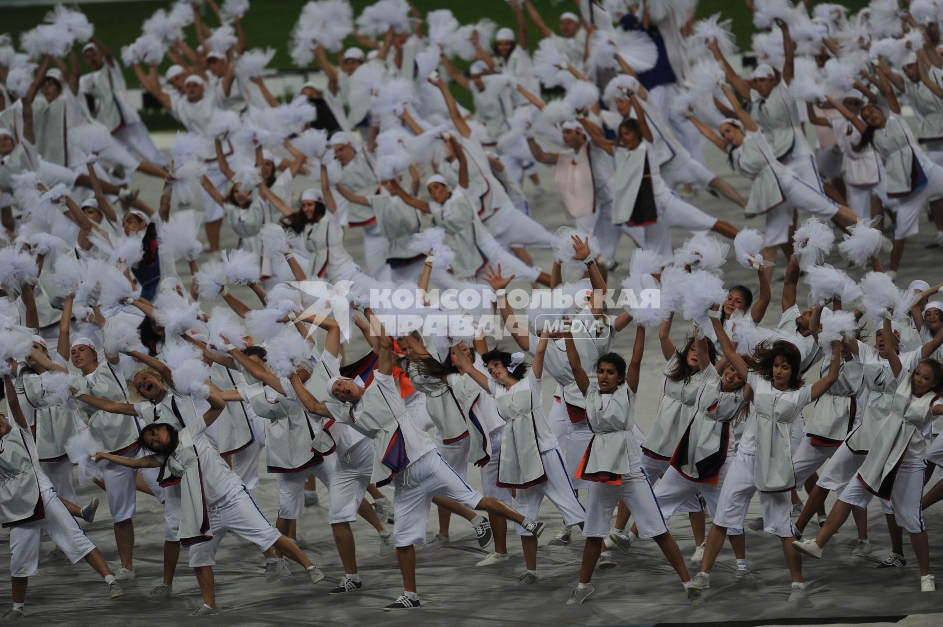 СК \"Лужники\".  Церемония открытия чемпионата мира по легкой атлетике 2013.