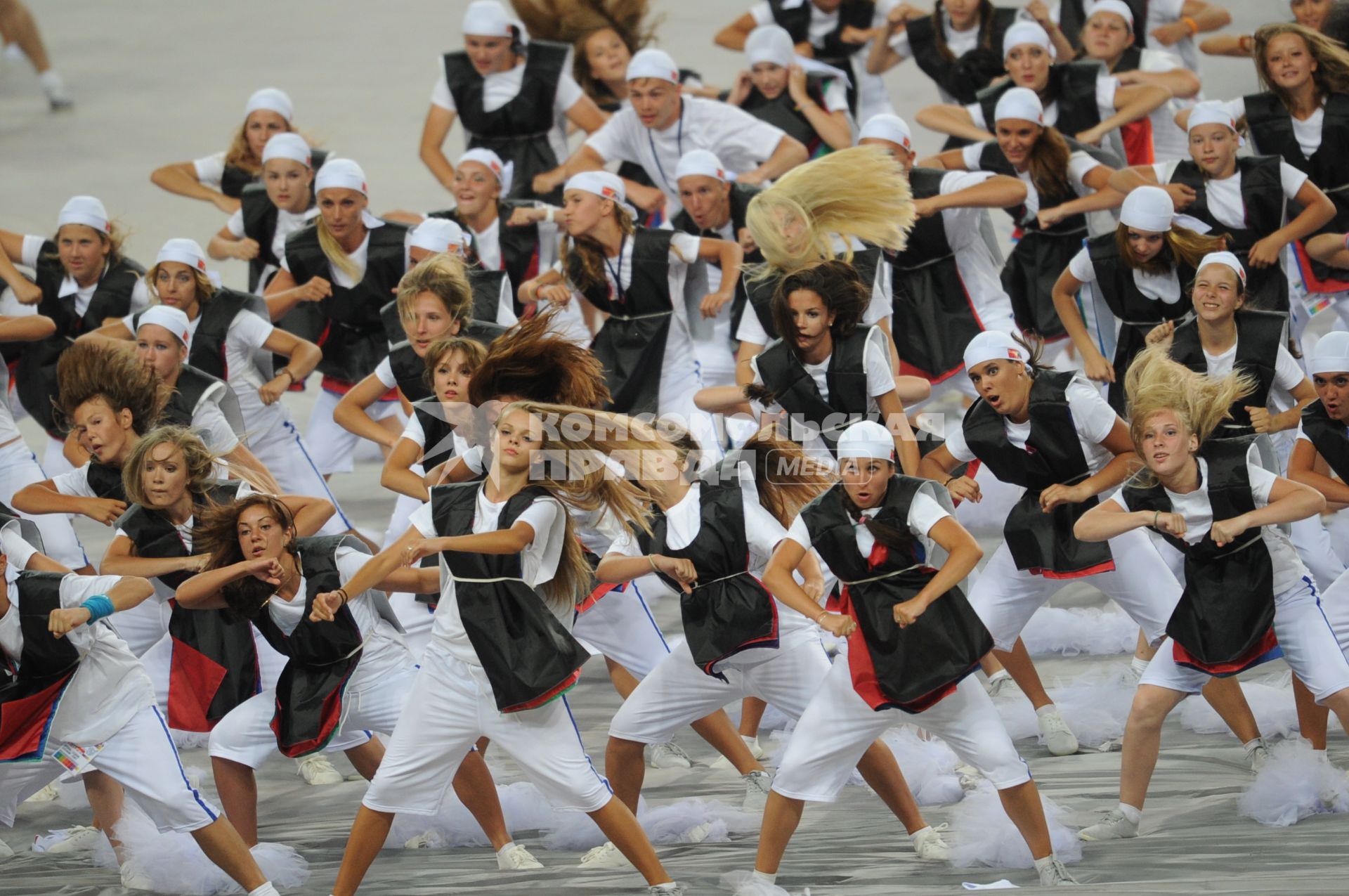 СК \"Лужники\".  Церемония открытия чемпионата мира по легкой атлетике 2013.