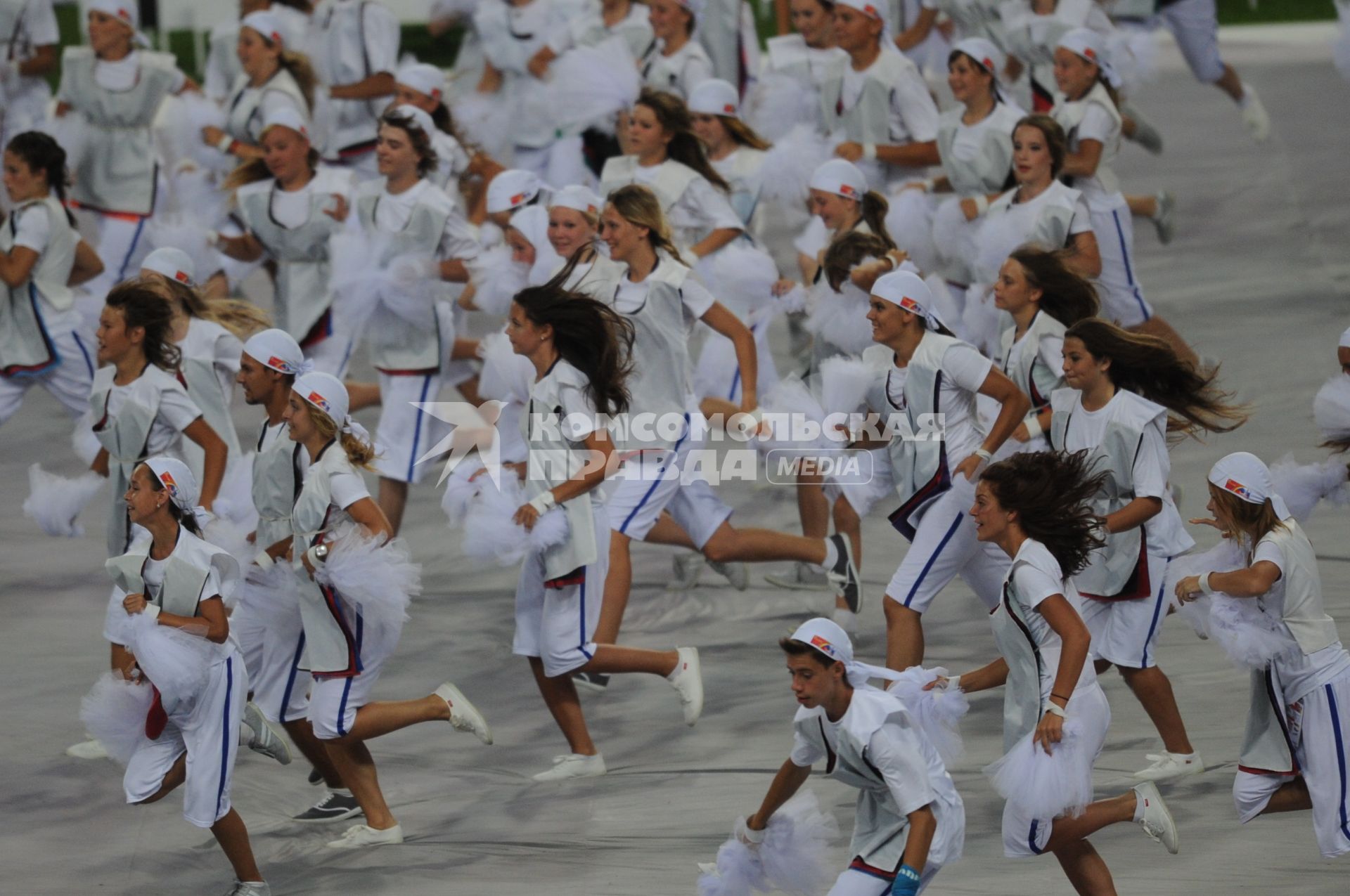 СК \"Лужники\".  Церемония открытия чемпионата мира по легкой атлетике 2013.