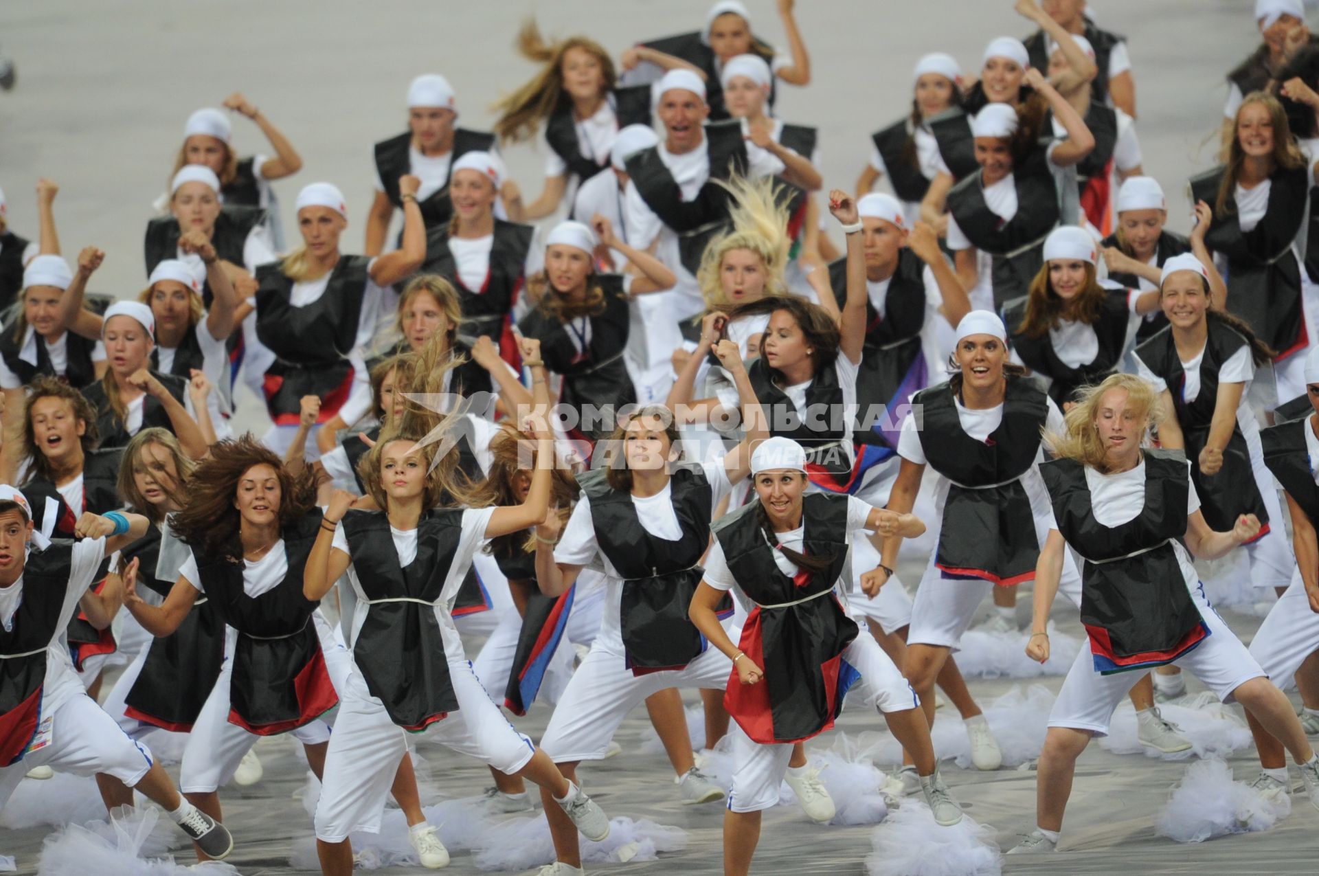 СК \"Лужники\".  Церемония открытия чемпионата мира по легкой атлетике 2013.