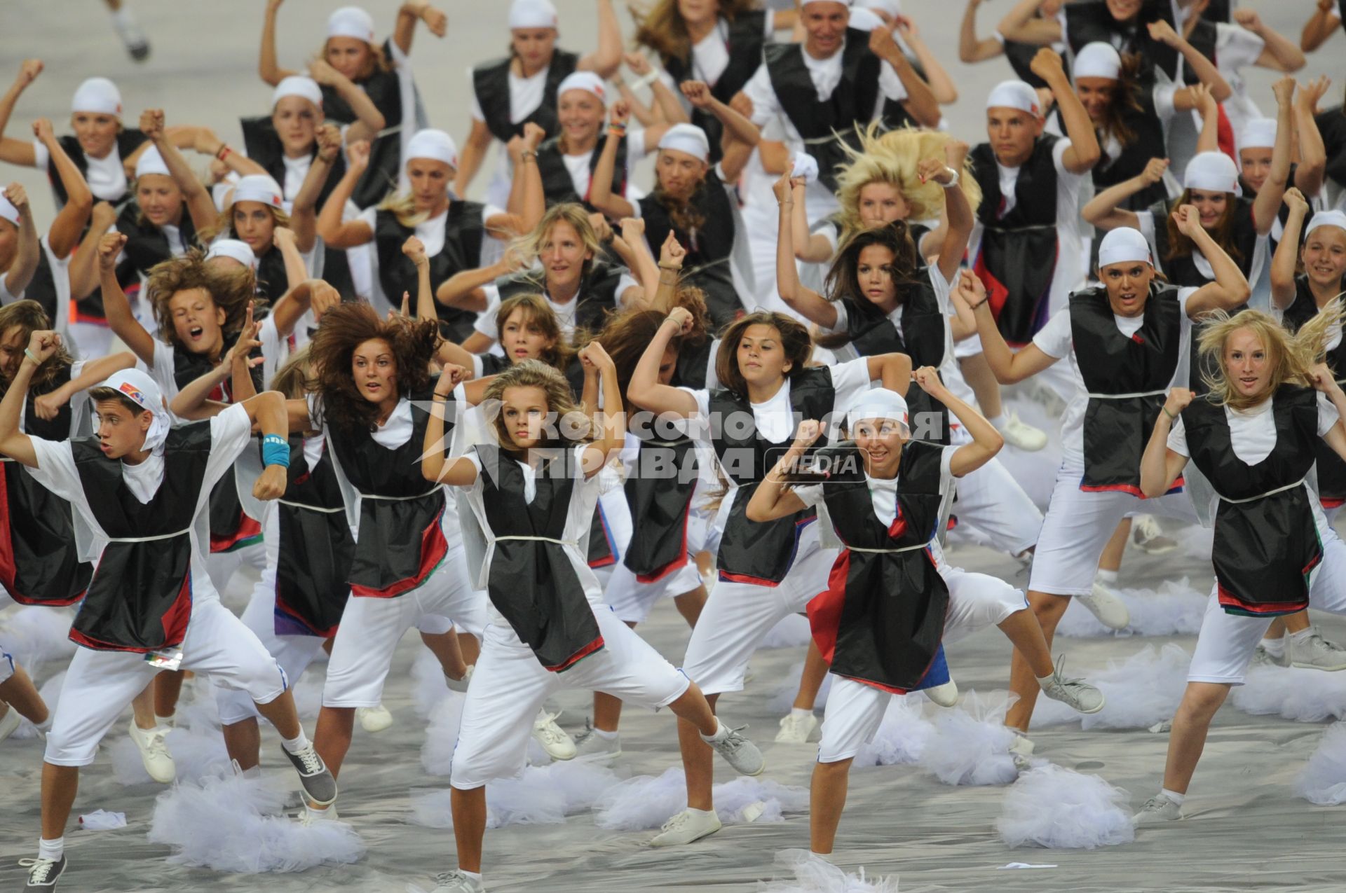 СК \"Лужники\".  Церемония открытия чемпионата мира по легкой атлетике 2013.