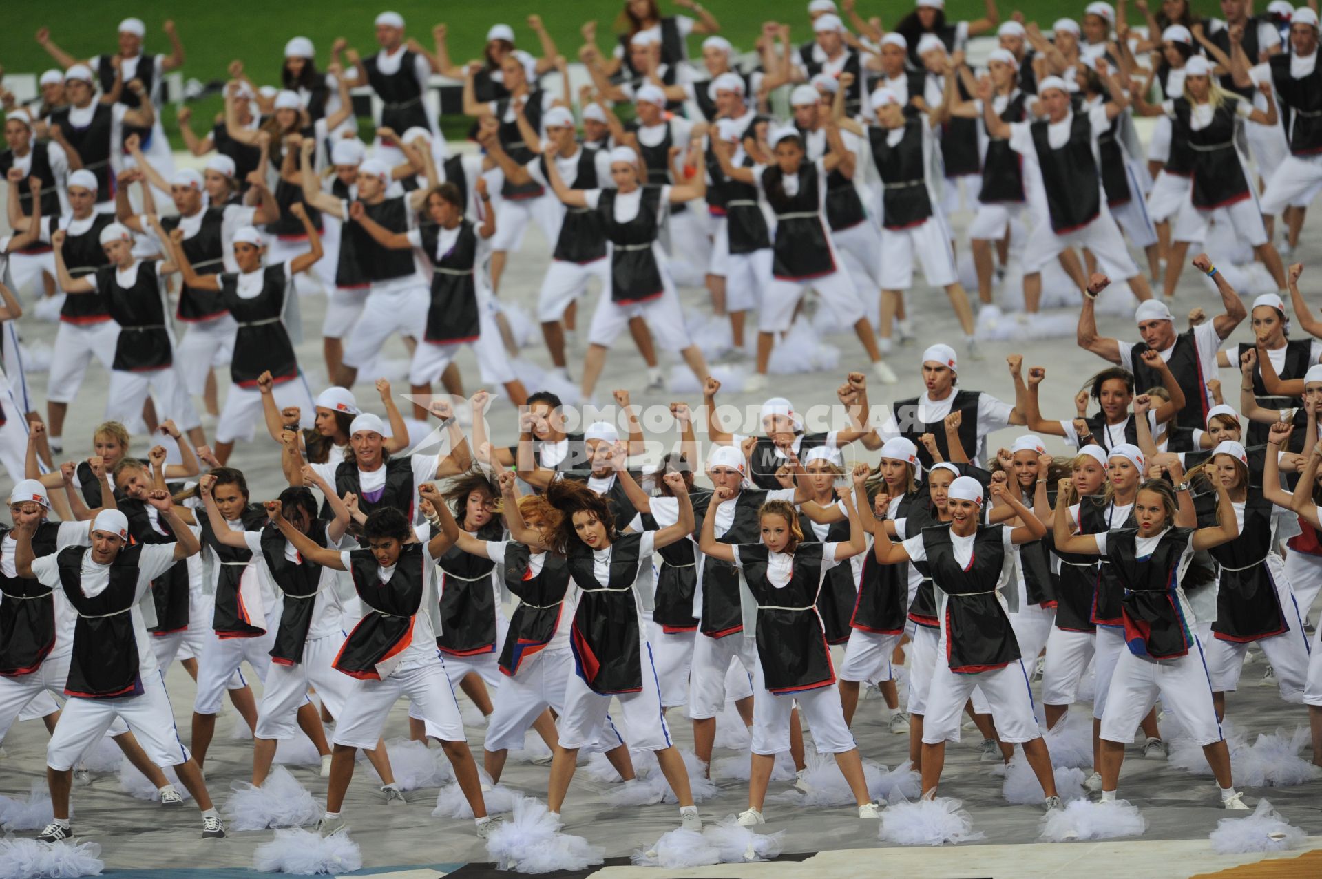 СК \"Лужники\".  Церемония открытия чемпионата мира по легкой атлетике 2013.