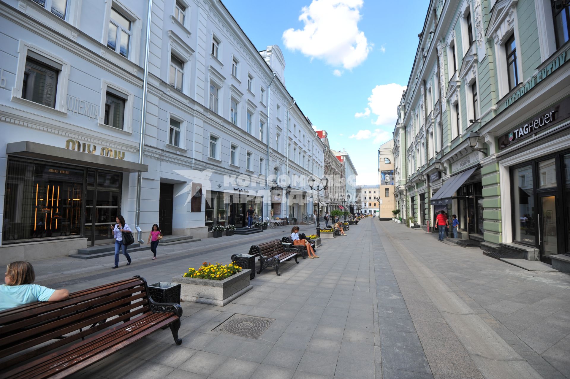 Виды Москвы. Столешников переулок.