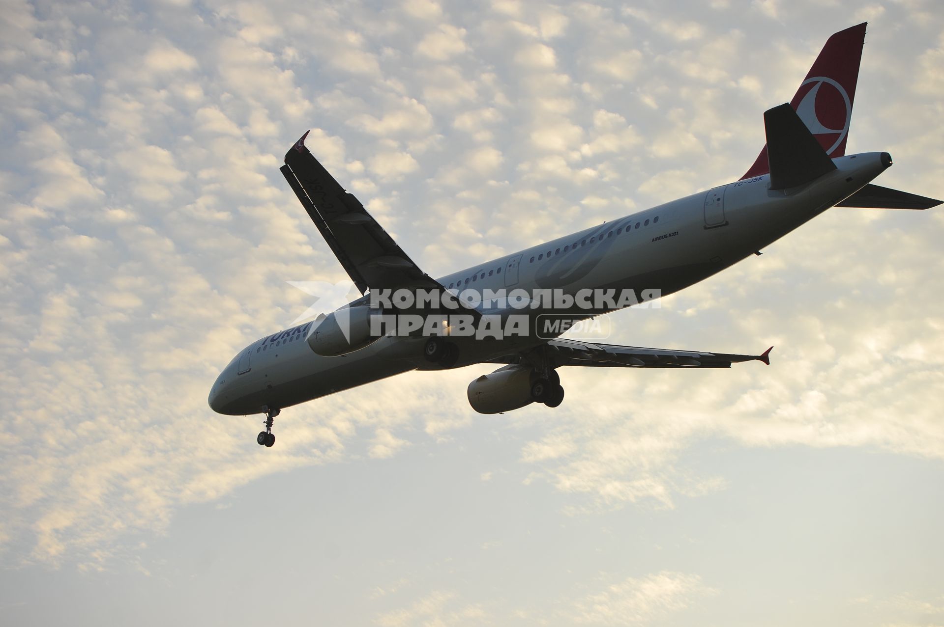 Аэропорт Внуково. На снимке: самолет Airbus A321 авиакомпании Turkish Airlines.