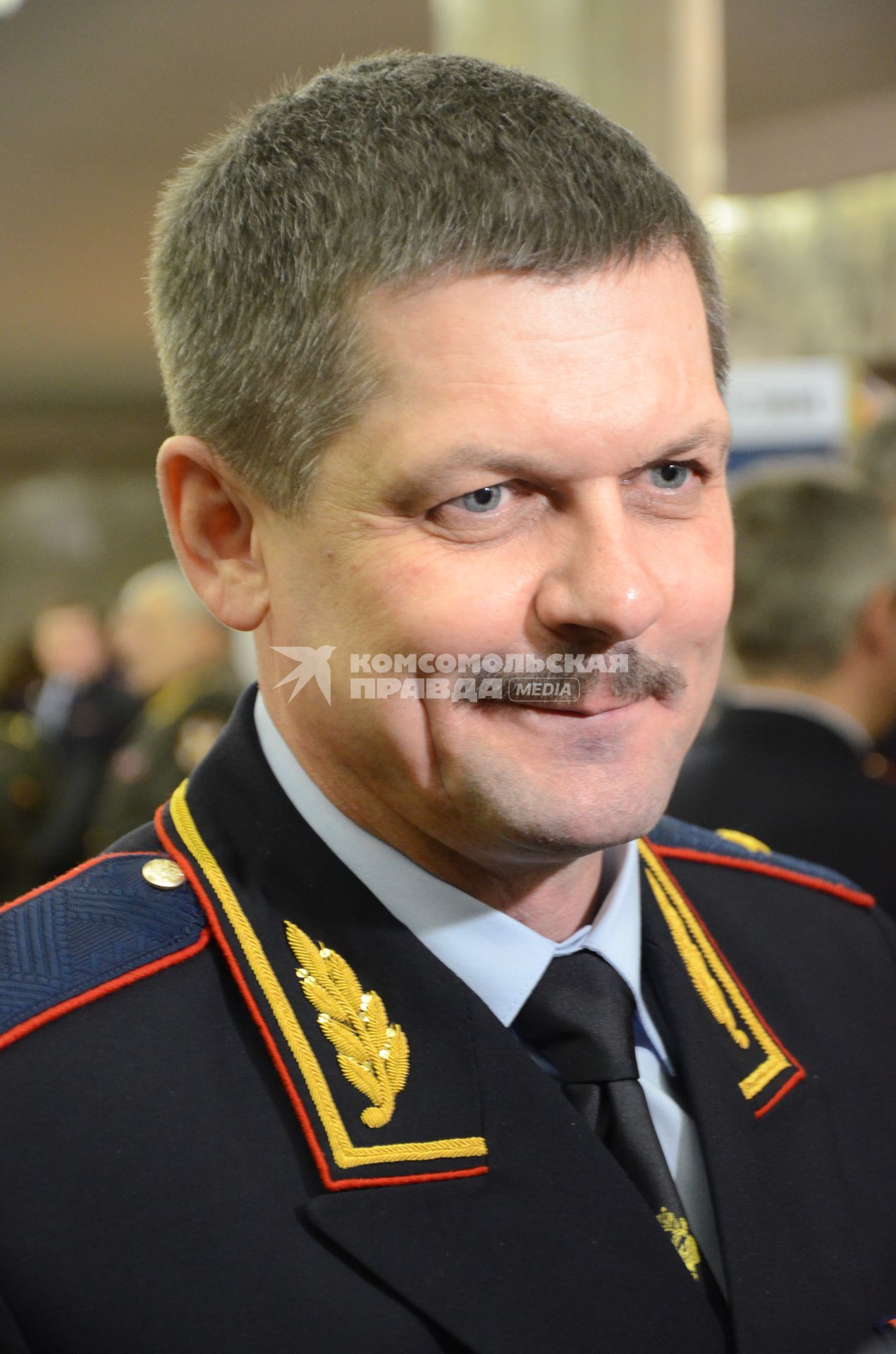 Заседание коллегии Главного управления МВД по городу Москве. На снимке:  начальник ГУ МВД России по г. Москве Анатолий Якунин