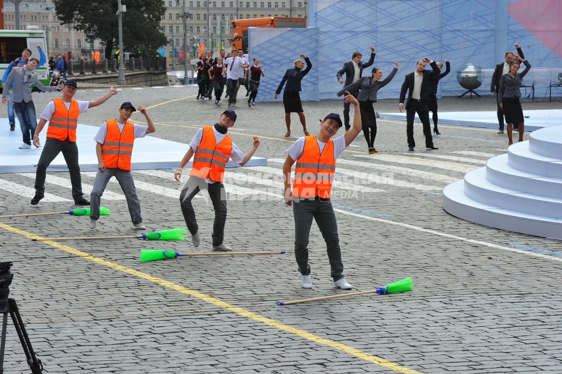 День города Москвы 2013. Праздничные мероприятия, посвященные 866-ой годовщины со дня основания Москвы на Красной площади.