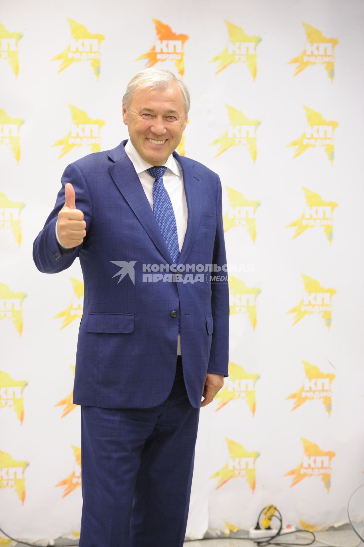Телевидение `Комсомольская правда`. На снимке: депутат Государственной думы РФ, президент ассоциации региональных банков РФ Анатолий Аксаков.