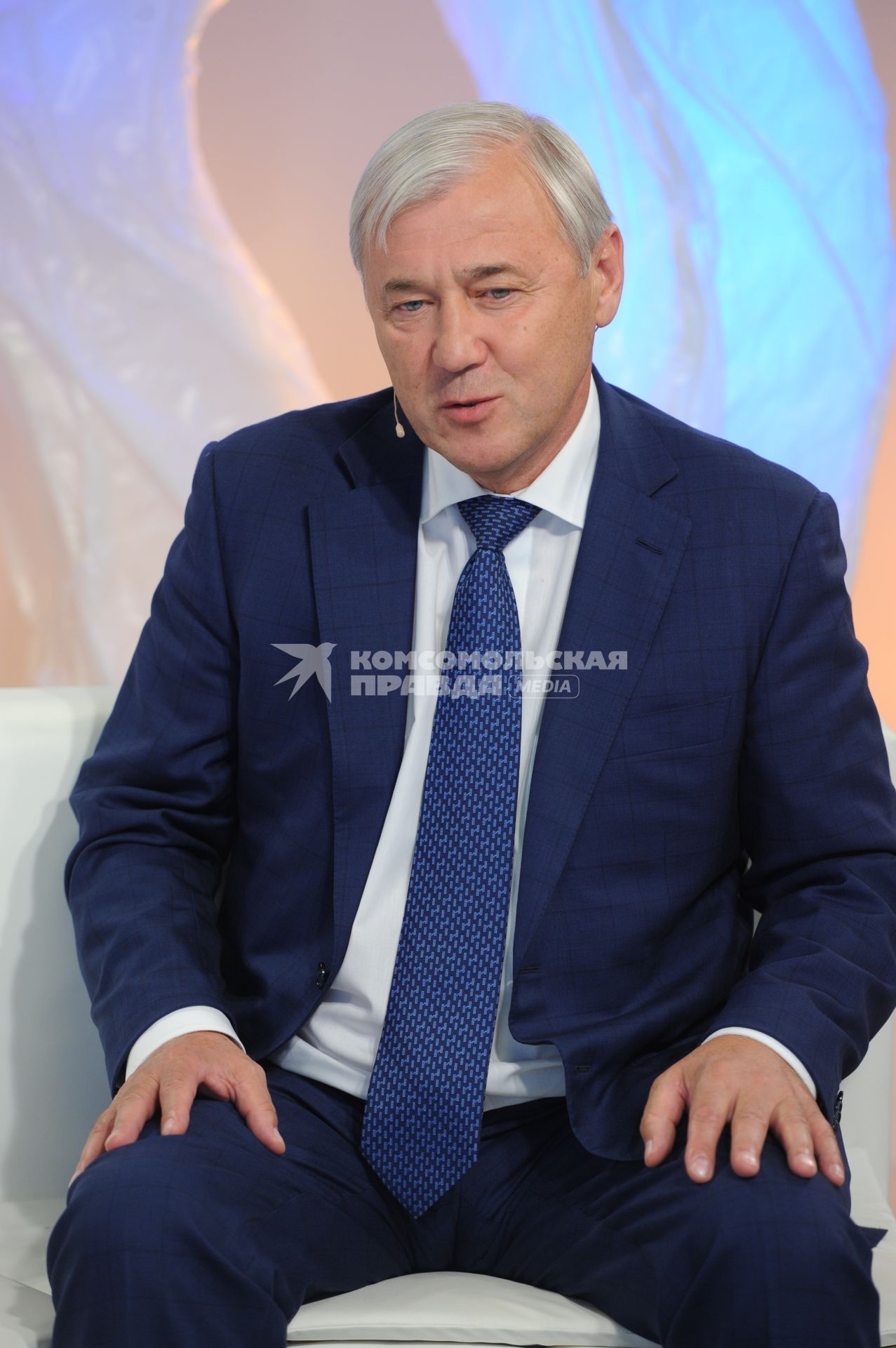 Телевидение `Комсомольская правда`. На снимке: депутат Государственной думы РФ, президент ассоциации региональных банков РФ Анатолий Аксаков.