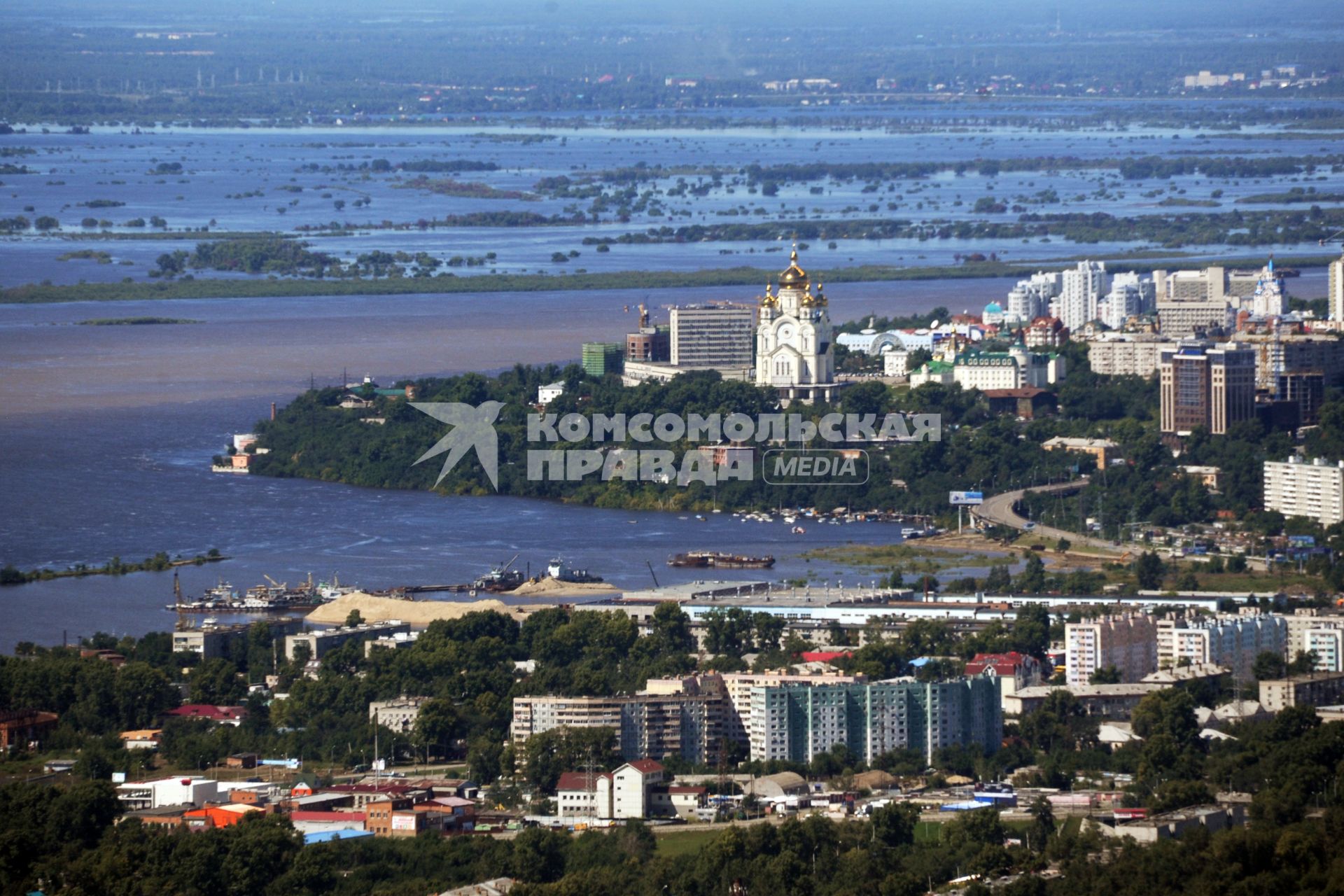 Наводнение в Приамурье. Хабаровск.