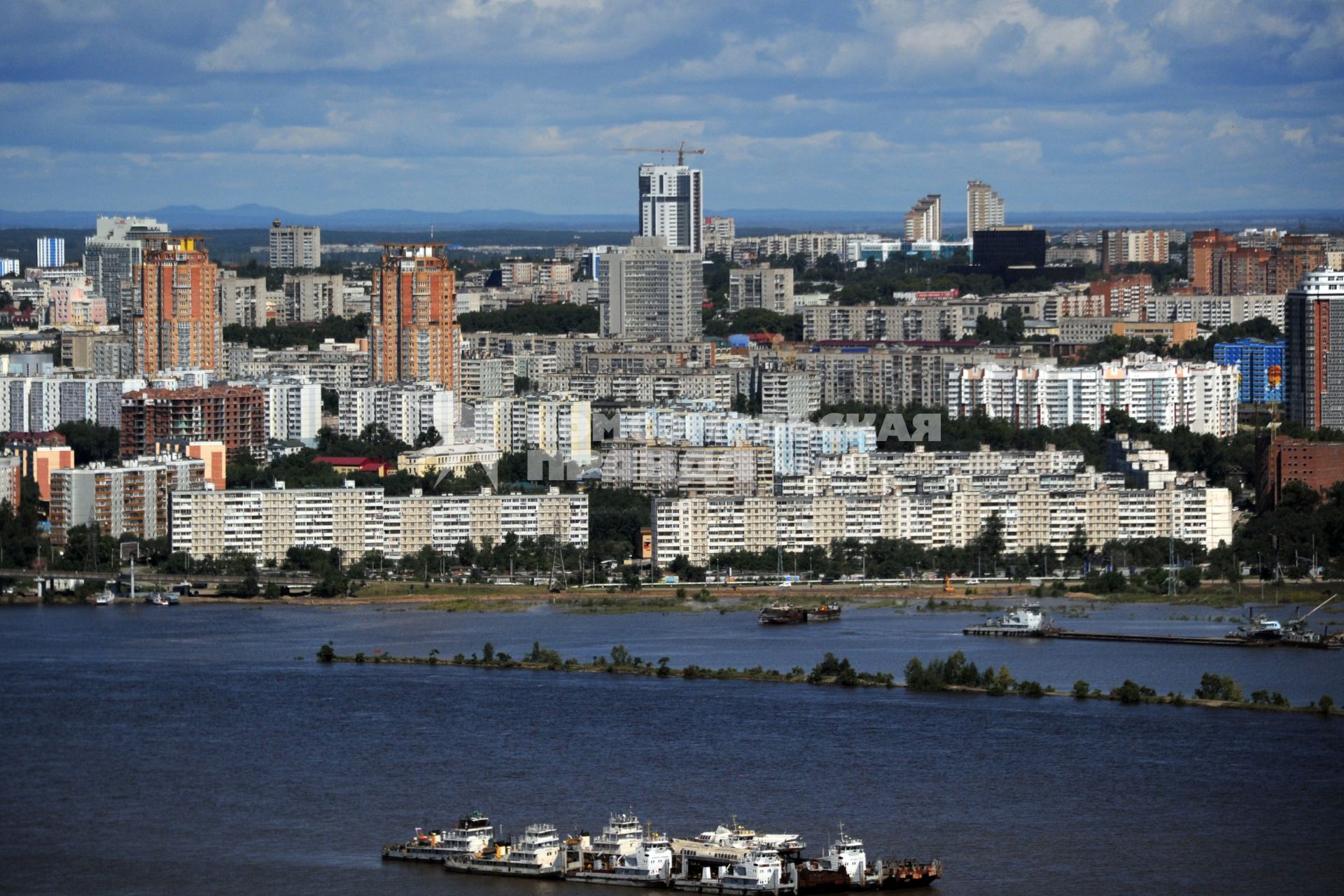 Наводнение в Приамурье. Хабаровск.