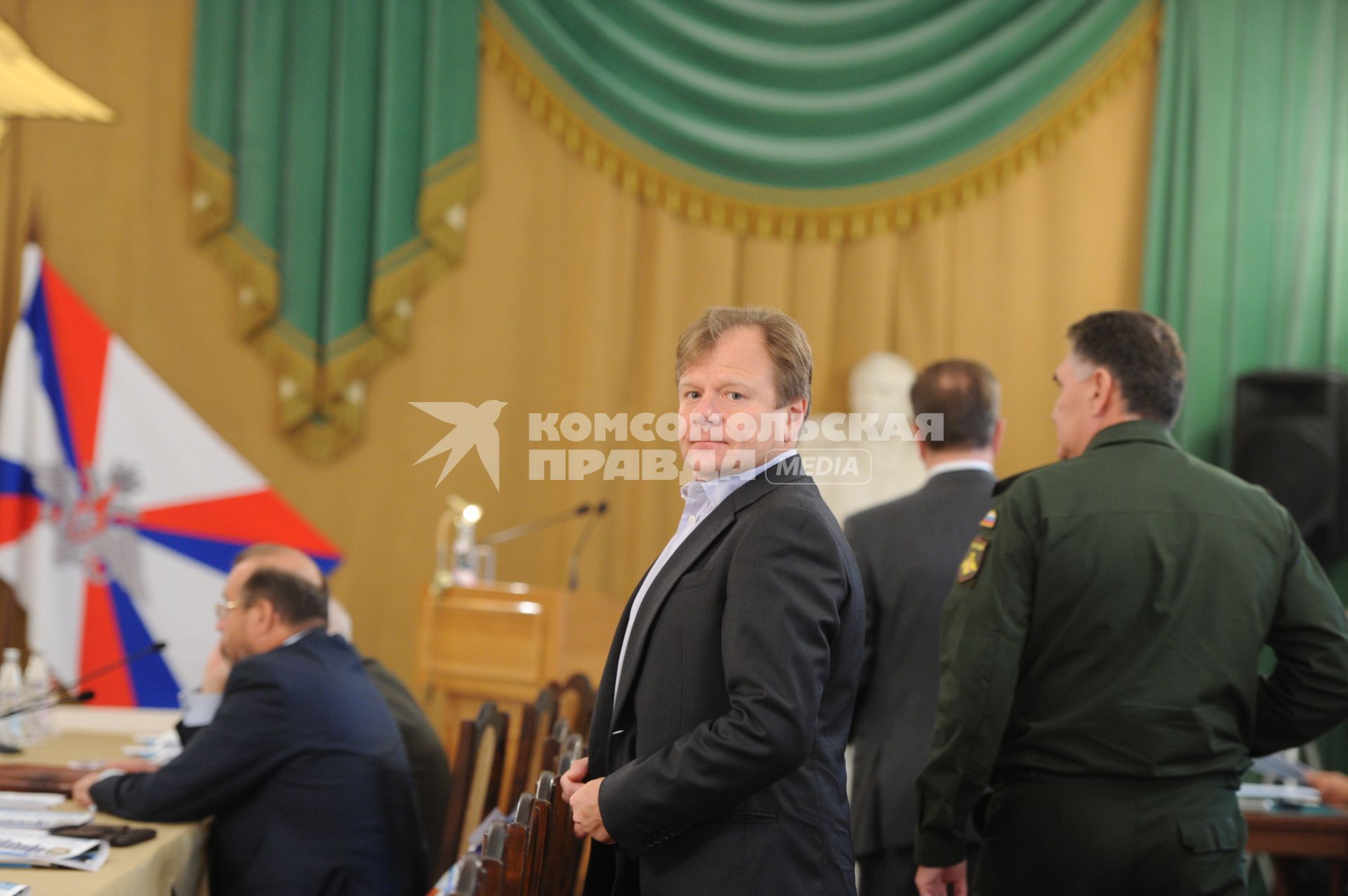 Культурный центр Вооруженных Сил. Заседание Общественного совета при Министерстве обороны РФ. На снимке: музыкант Игорь Бутман
