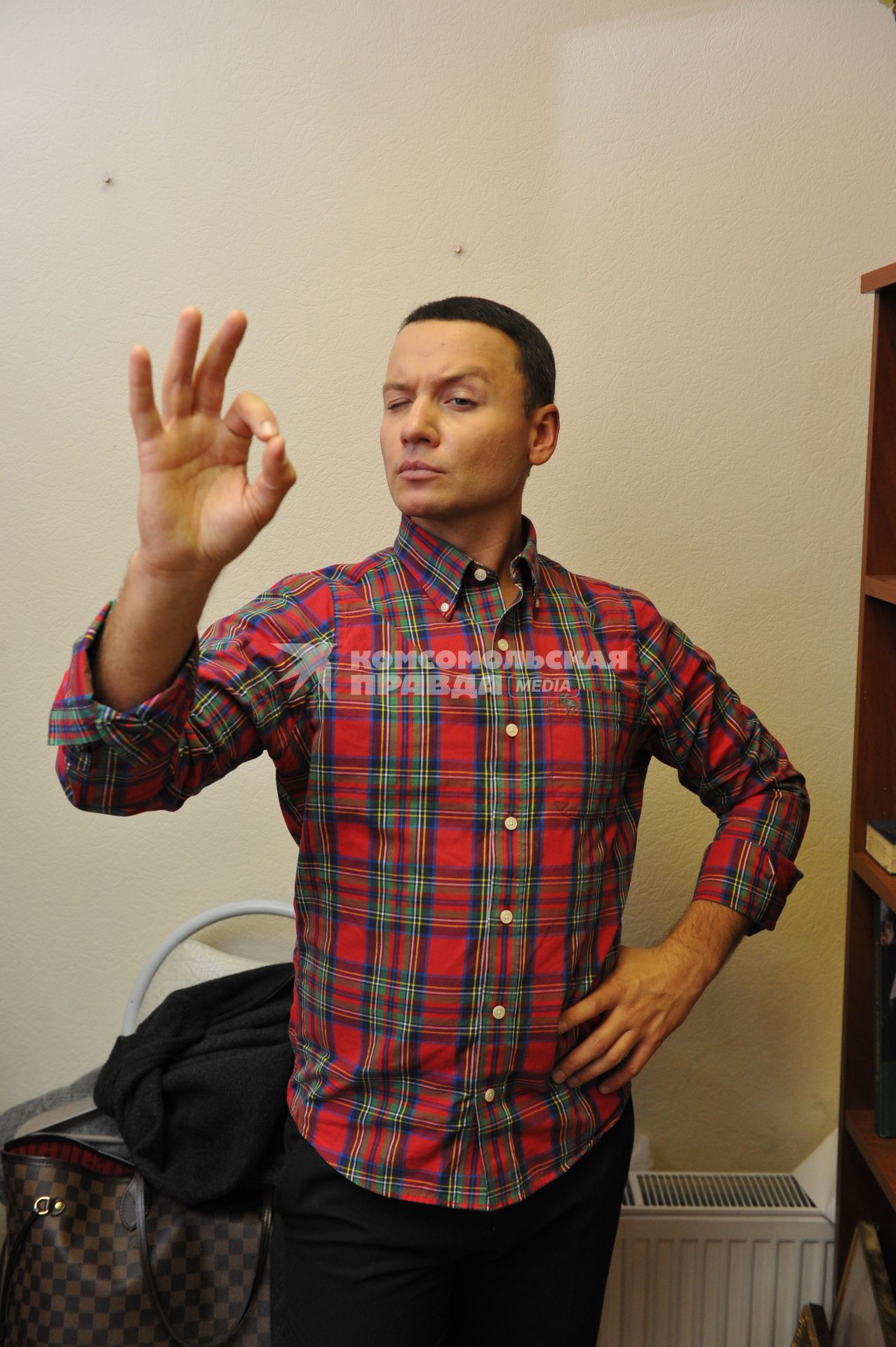 Актер Александр Олешко.