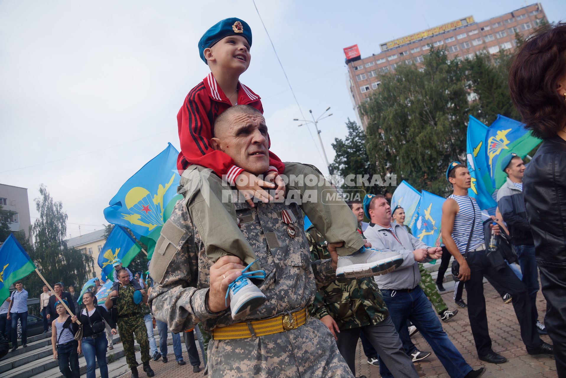 День ВДВ в Екатеринбурге.