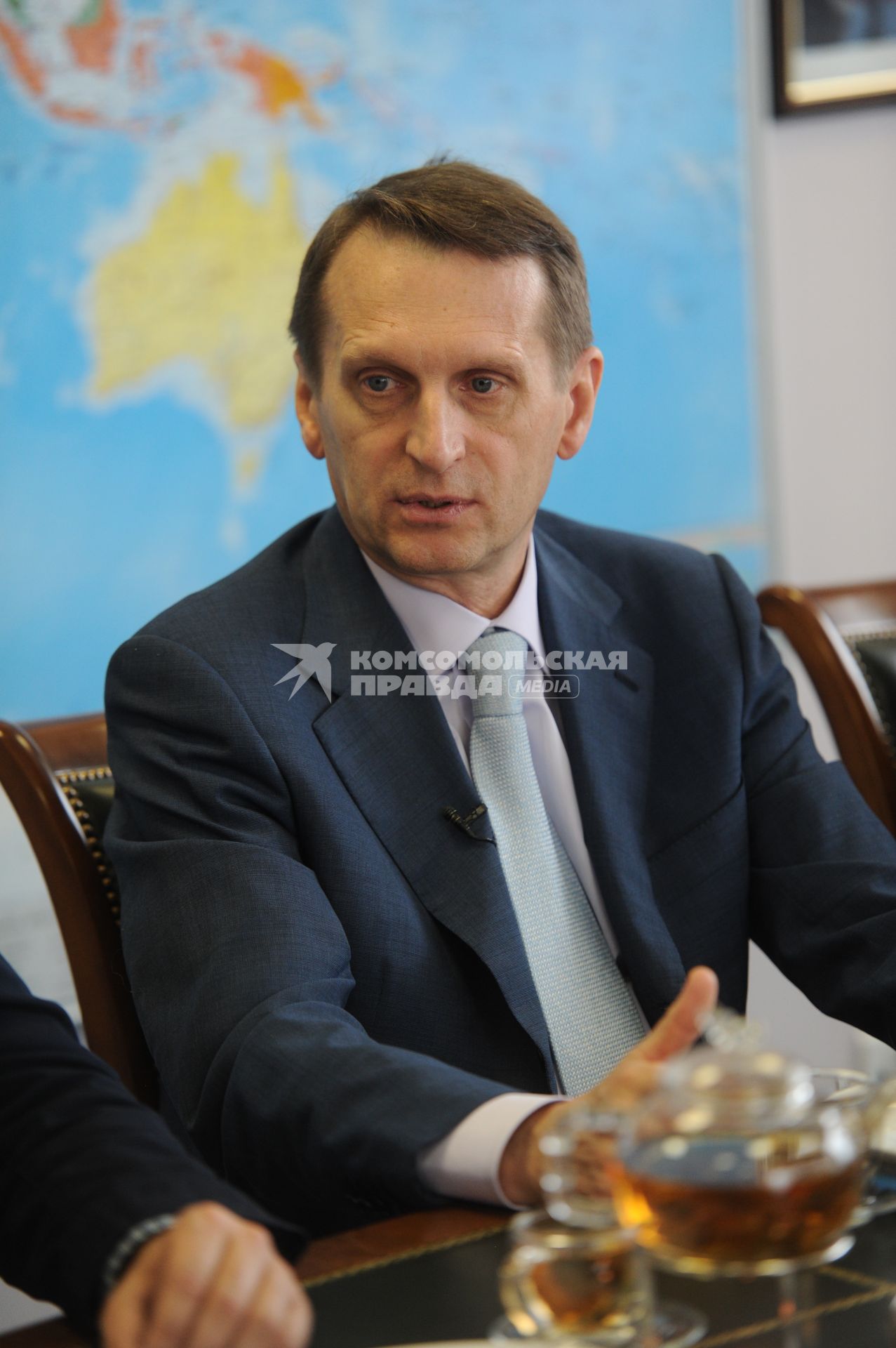 ИД `Комсомольская правда`.  Председатель Государственной Думы РФ Сергей Нарышкин
