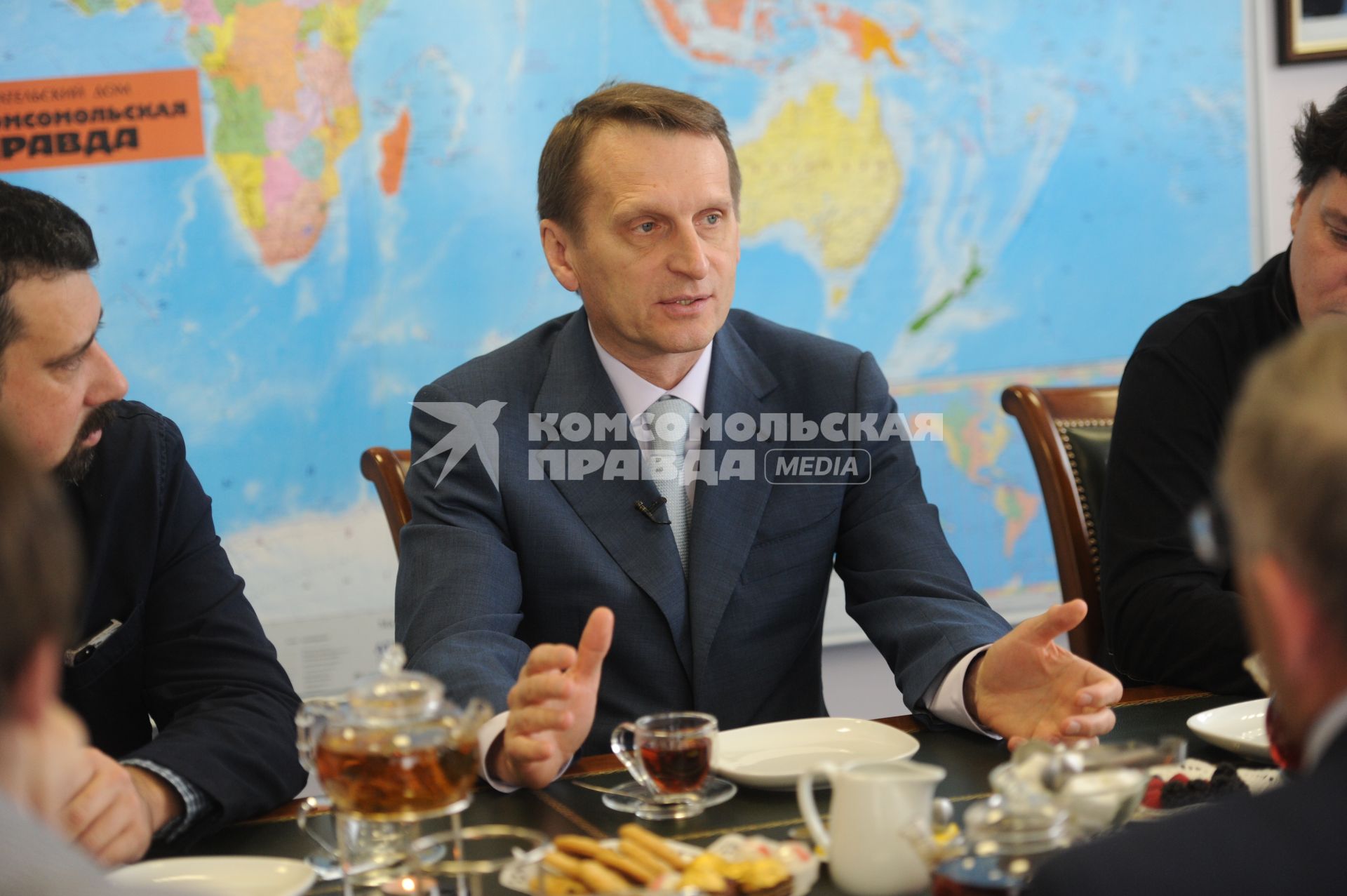 ИД `Комсомольская правда`.  Председатель Государственной Думы РФ Сергей Нарышкин