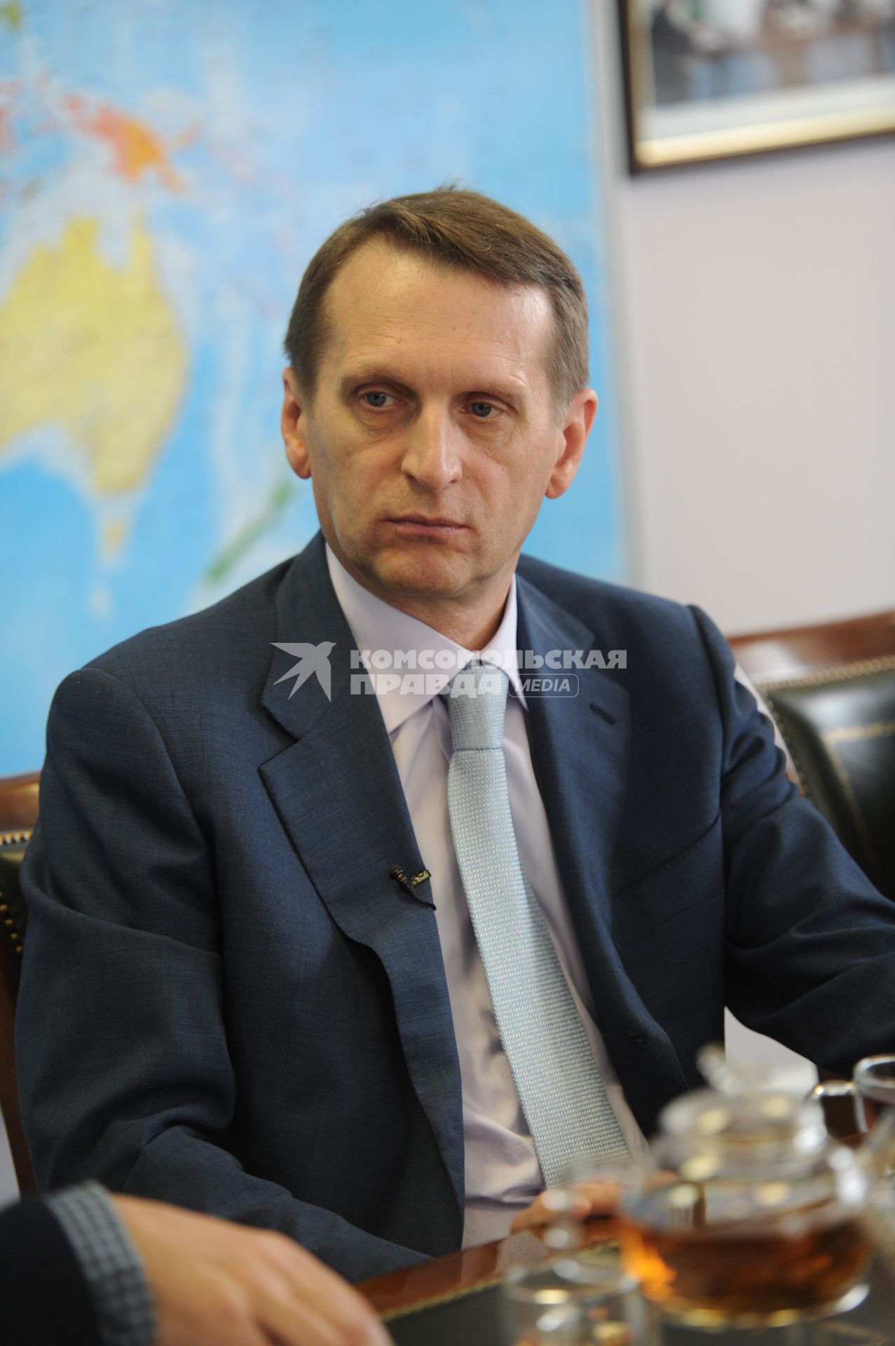 ИД `Комсомольская правда`.  Председатель Государственной Думы РФ Сергей Нарышкин