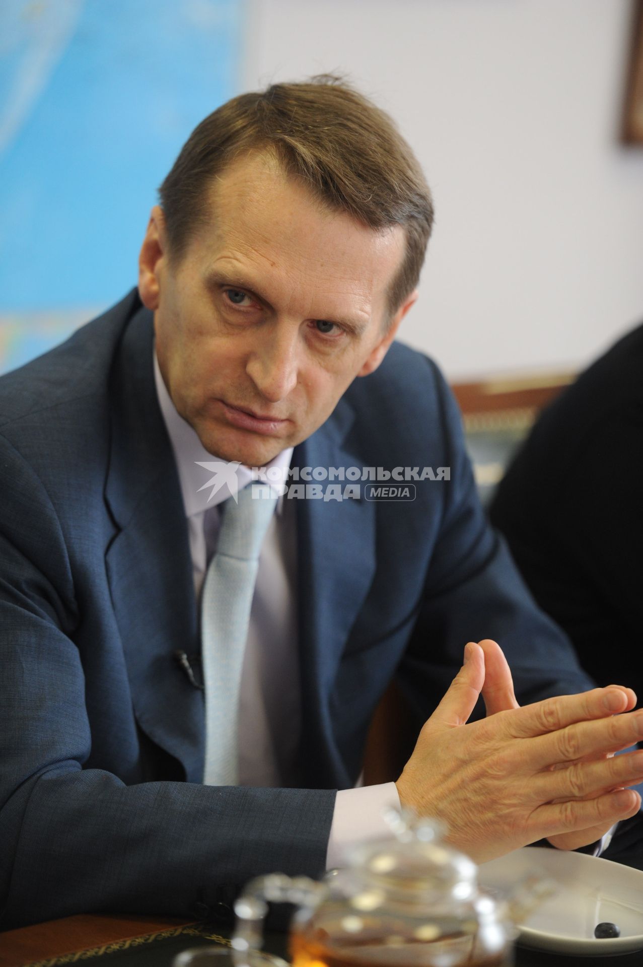 ИД `Комсомольская правда`.  Председатель Государственной Думы РФ Сергей Нарышкин