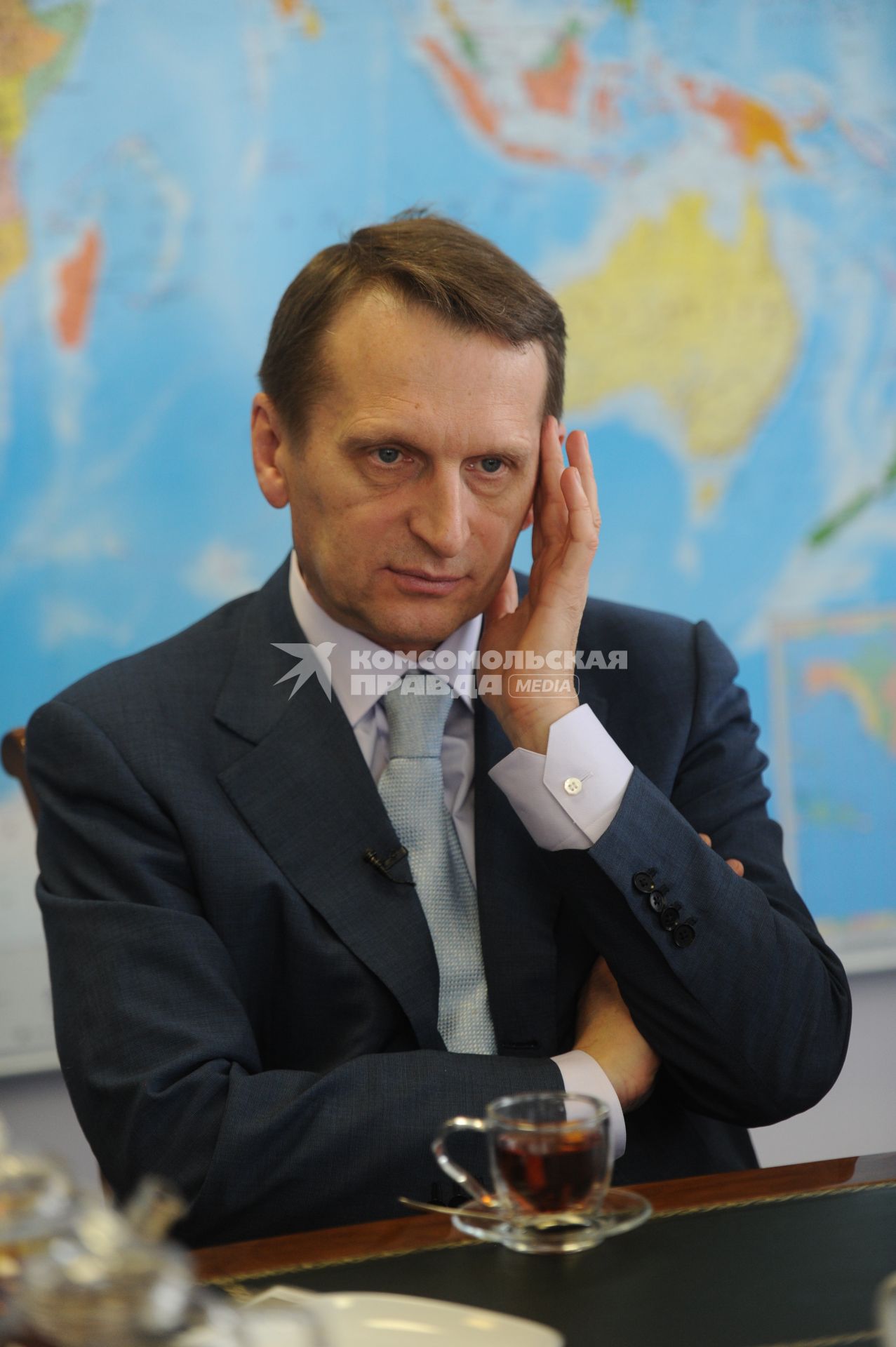 ИД `Комсомольская правда`.  Председатель Государственной Думы РФ Сергей Нарышкин