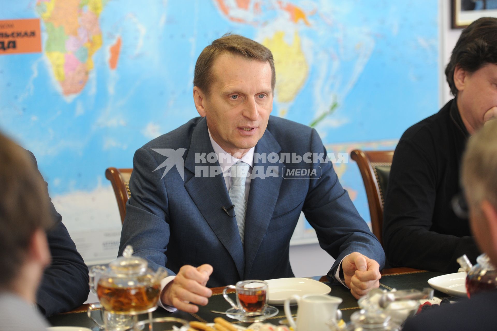 ИД `Комсомольская правда`.  Председатель Государственной Думы РФ Сергей Нарышкин