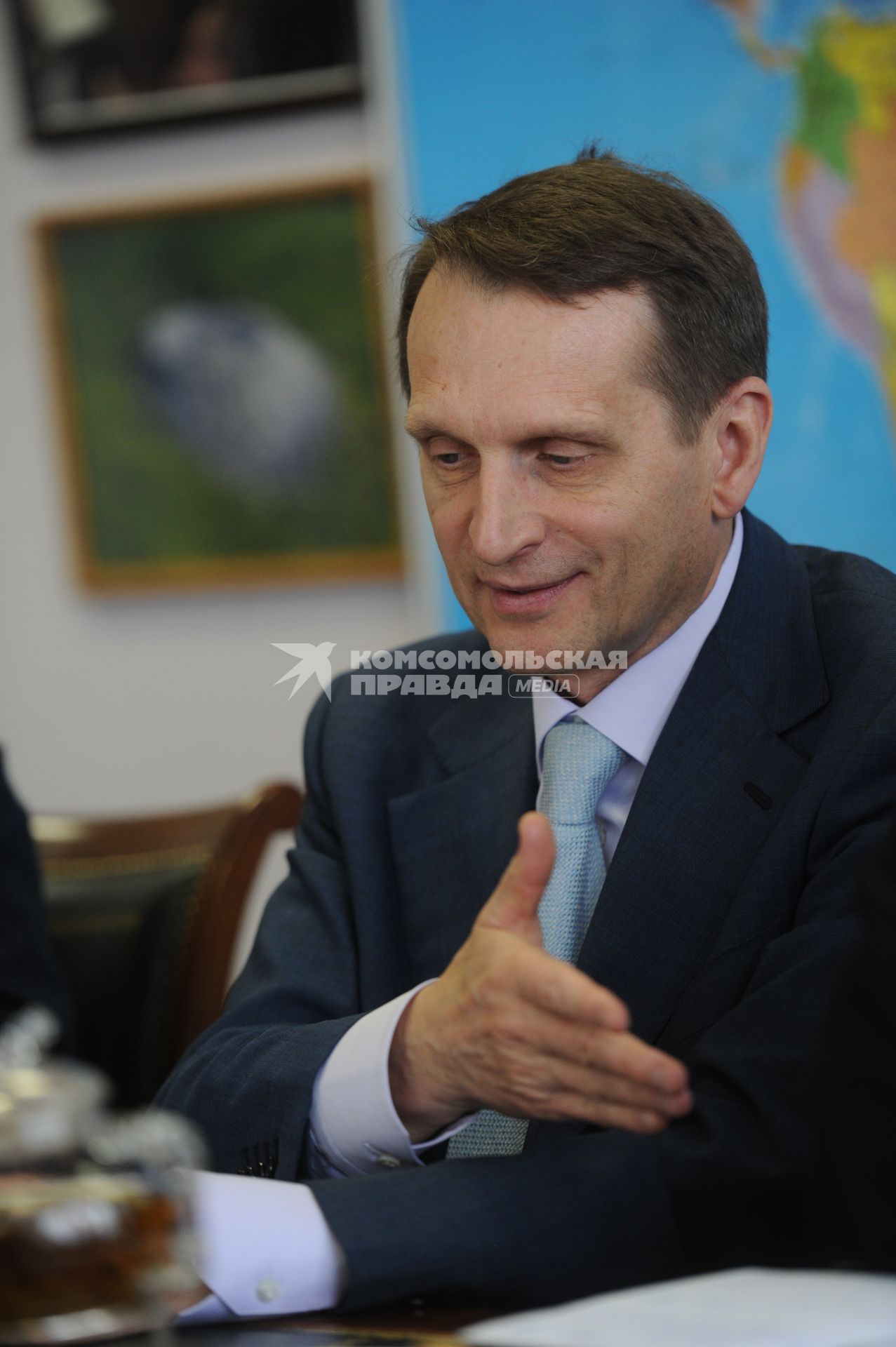 ИД `Комсомольская правда`.  Председатель Государственной Думы РФ Сергей Нарышкин