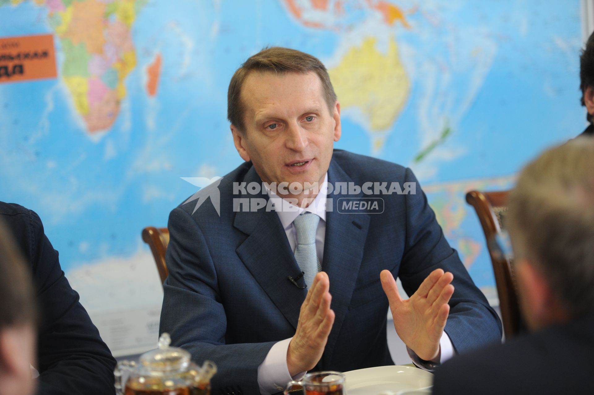 ИД `Комсомольская правда`.  Председатель Государственной Думы РФ Сергей Нарышкин