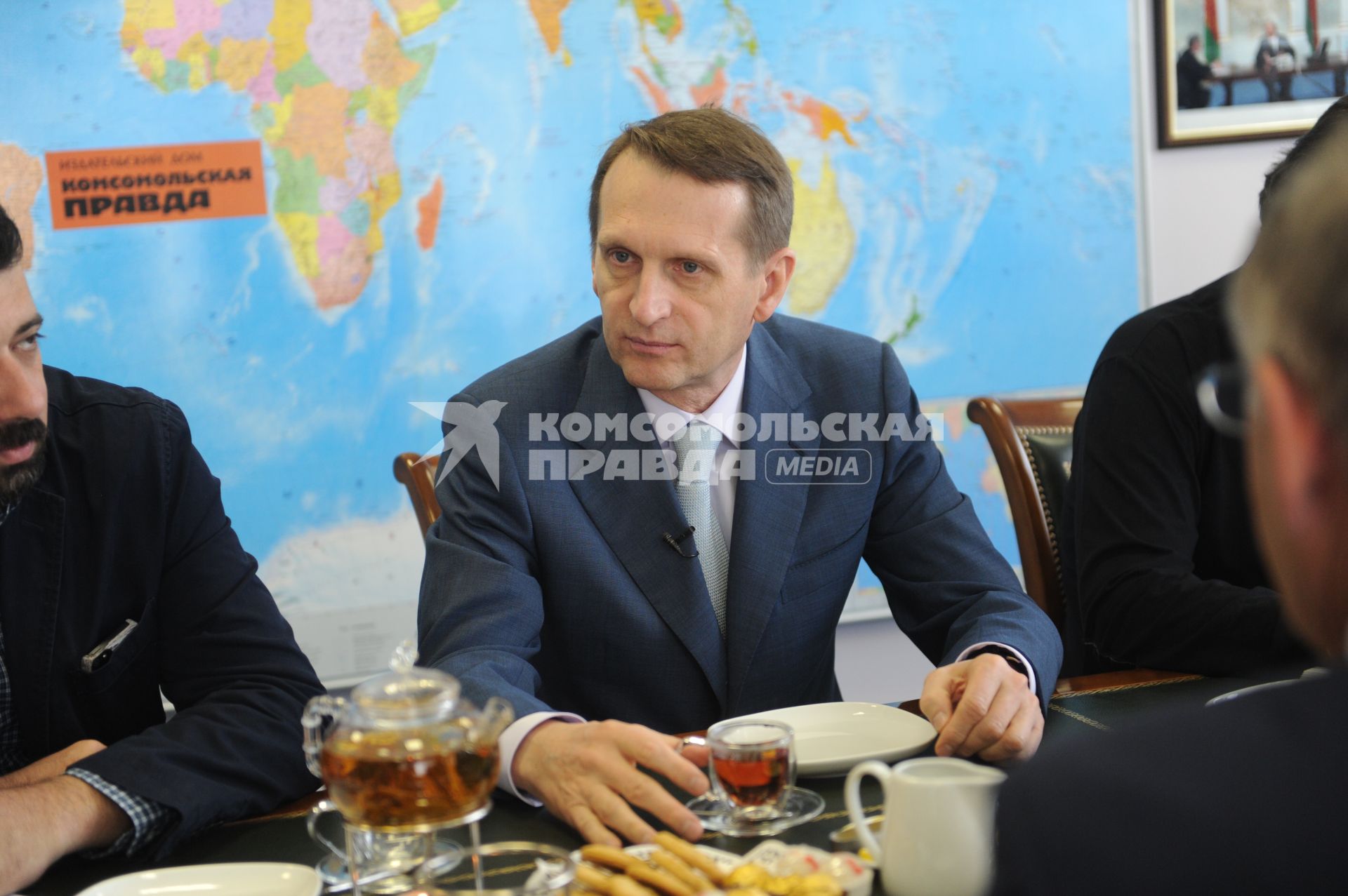 ИД `Комсомольская правда`.  Председатель Государственной Думы РФ Сергей Нарышкин