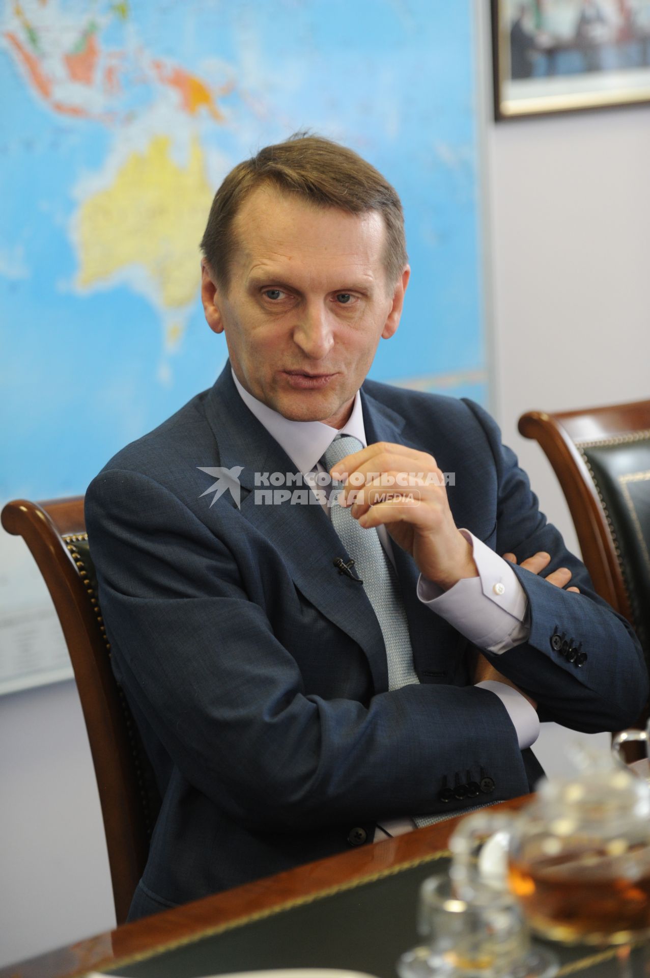 ИД `Комсомольская правда`.  Председатель Государственной Думы РФ Сергей Нарышкин