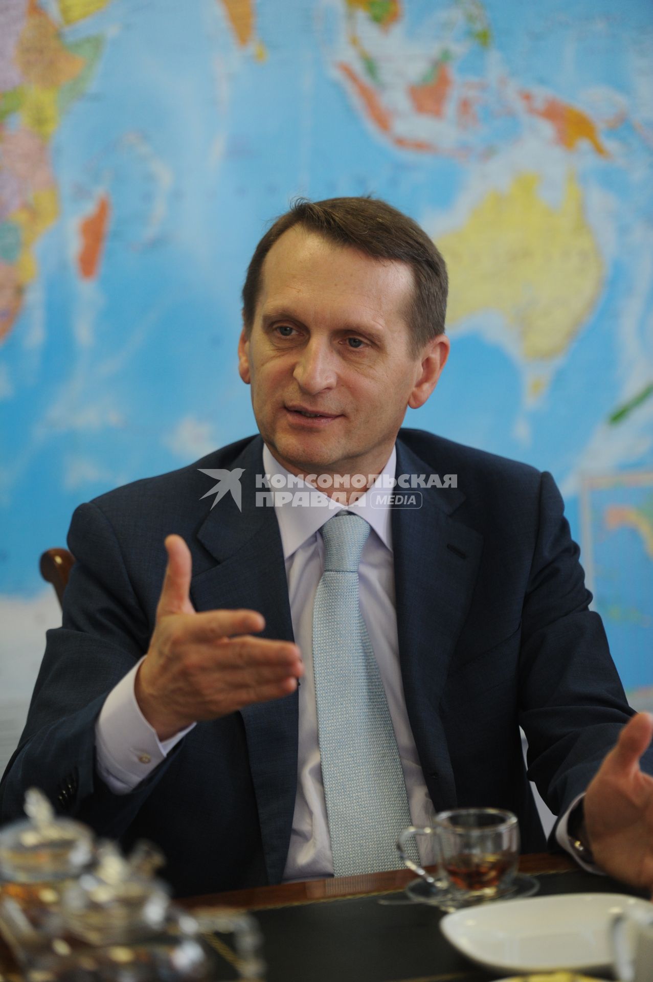 ИД `Комсомольская правда`.  Председатель Государственной Думы РФ Сергей Нарышкин