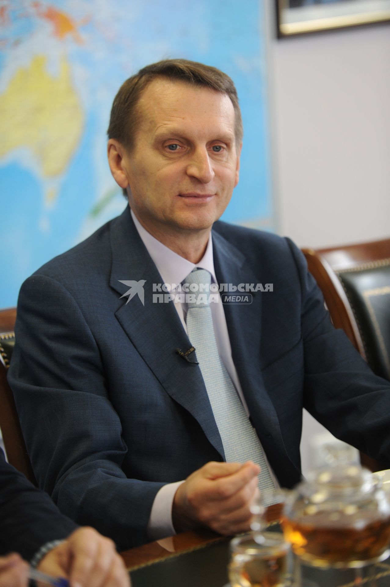 ИД `Комсомольская правда`.  Председатель Государственной Думы РФ Сергей Нарышкин