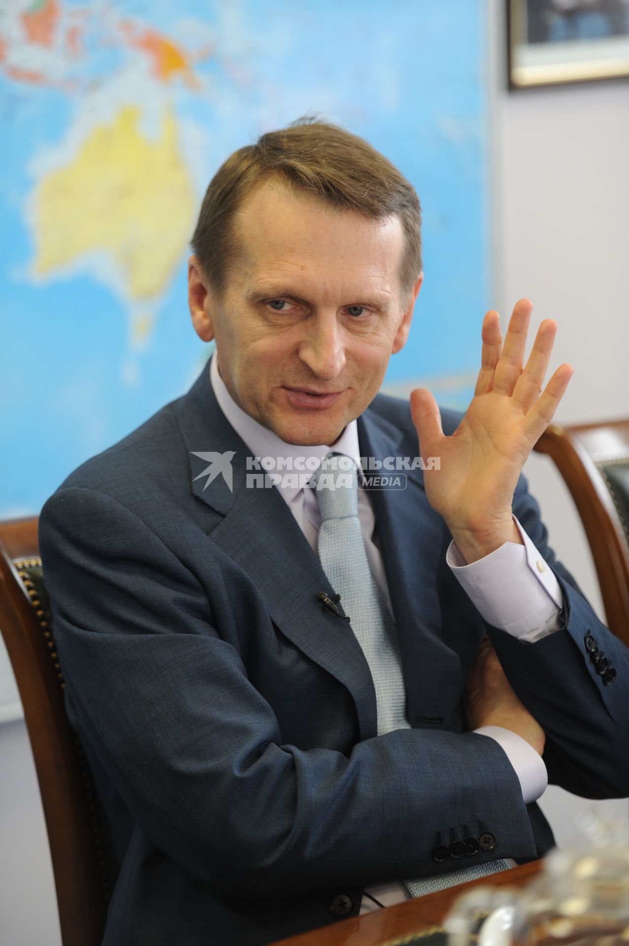 ИД `Комсомольская правда`.  Председатель Государственной Думы РФ Сергей Нарышкин