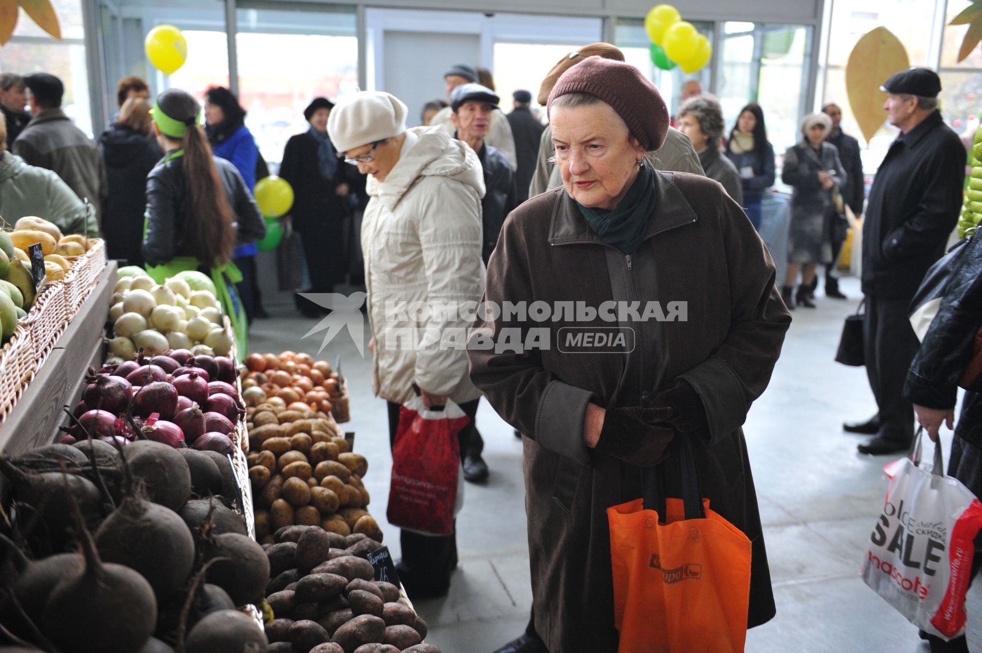 Рынок `ЭкоФерма`, расположенный на улице Вешняковской.