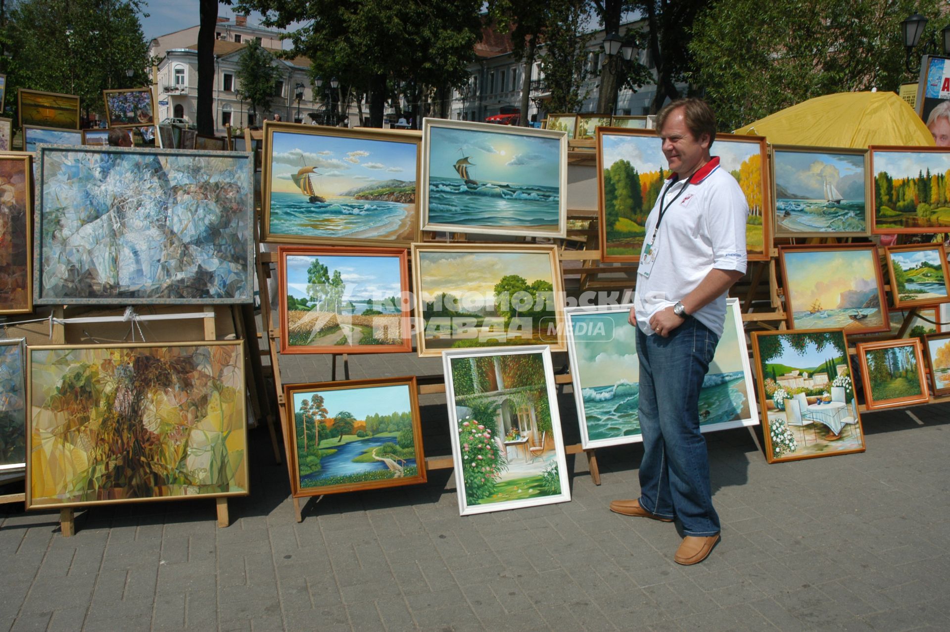 Диск44. Международный фестиваль искусств \"Славянский базар в Витебске\" 2006 год. На снимке: саксофонист Бутман Игорь