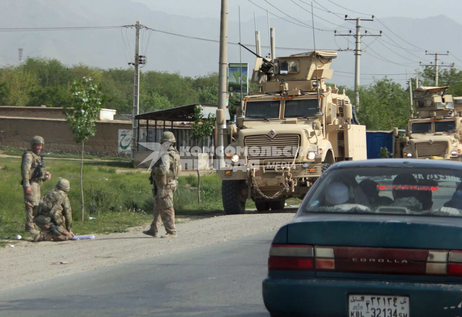 Афганистан. Военная операция НАТО с 2001 года. На снимке: американские солдаты.