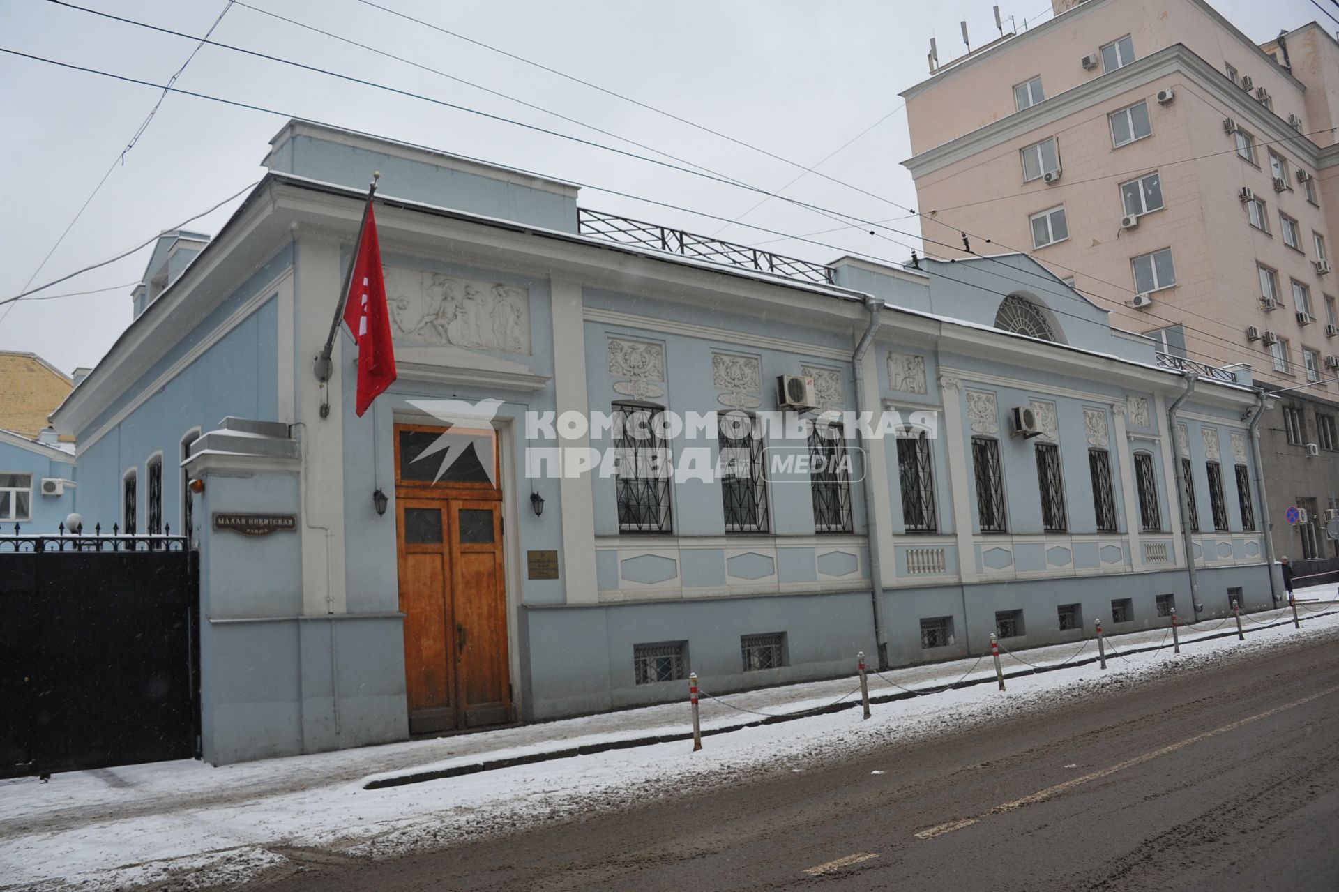 Ул. Малая Никитская 28/1с1. Посольство Туниса - `Дом Берии` в Москве.