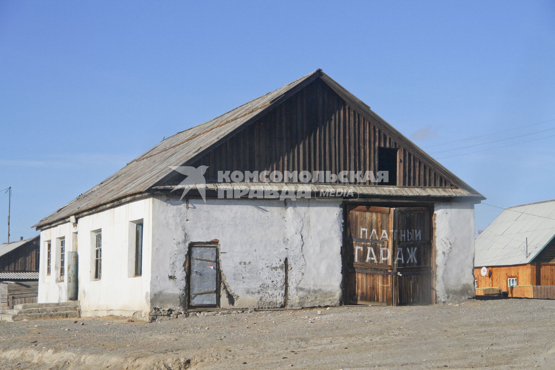 Платный гараж в селе Ташанта.