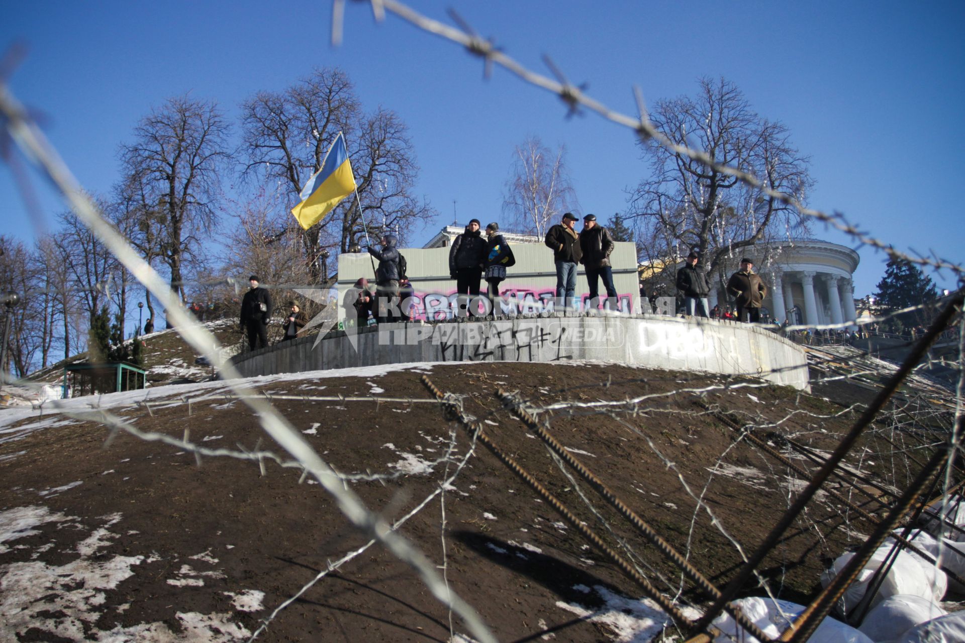 Баррикады в Киеве.