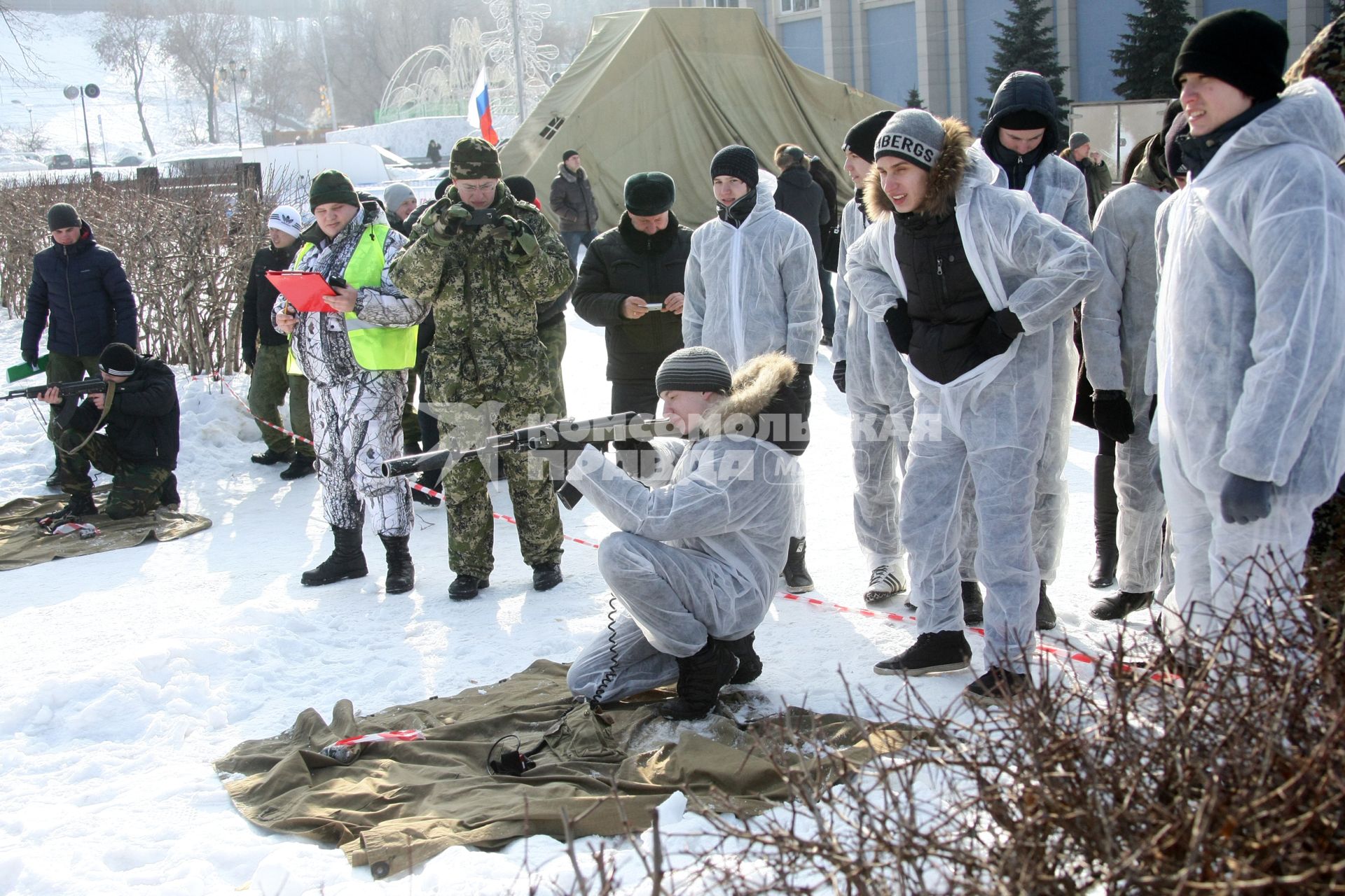 Военно-спортивные игры для школьников. Стрельбы.