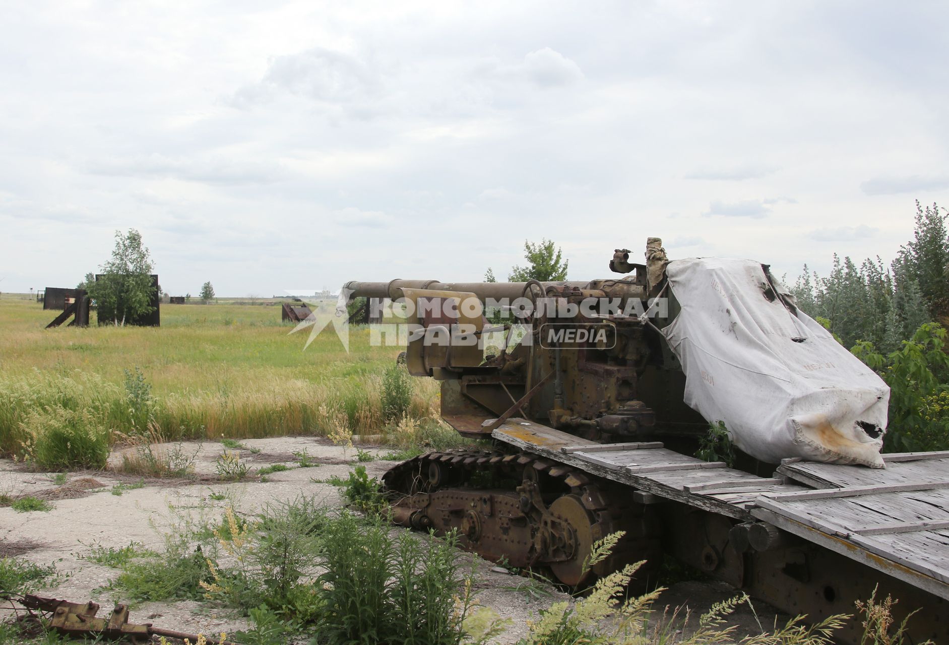 Военный полигон в поселке Нагорный.