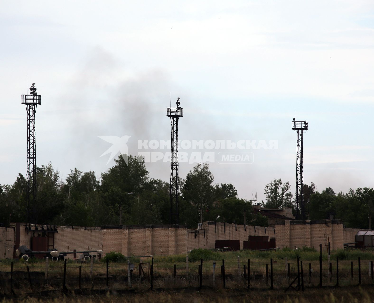 Военный полигон в поселке Нагорный.