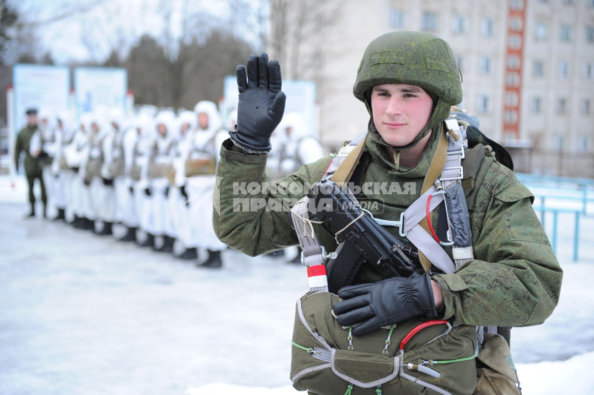 Первый зенитно-ракетный полк ВДВ. На снимке:  командно-штабное учение Воздушно-десантных войск (ВДВ).