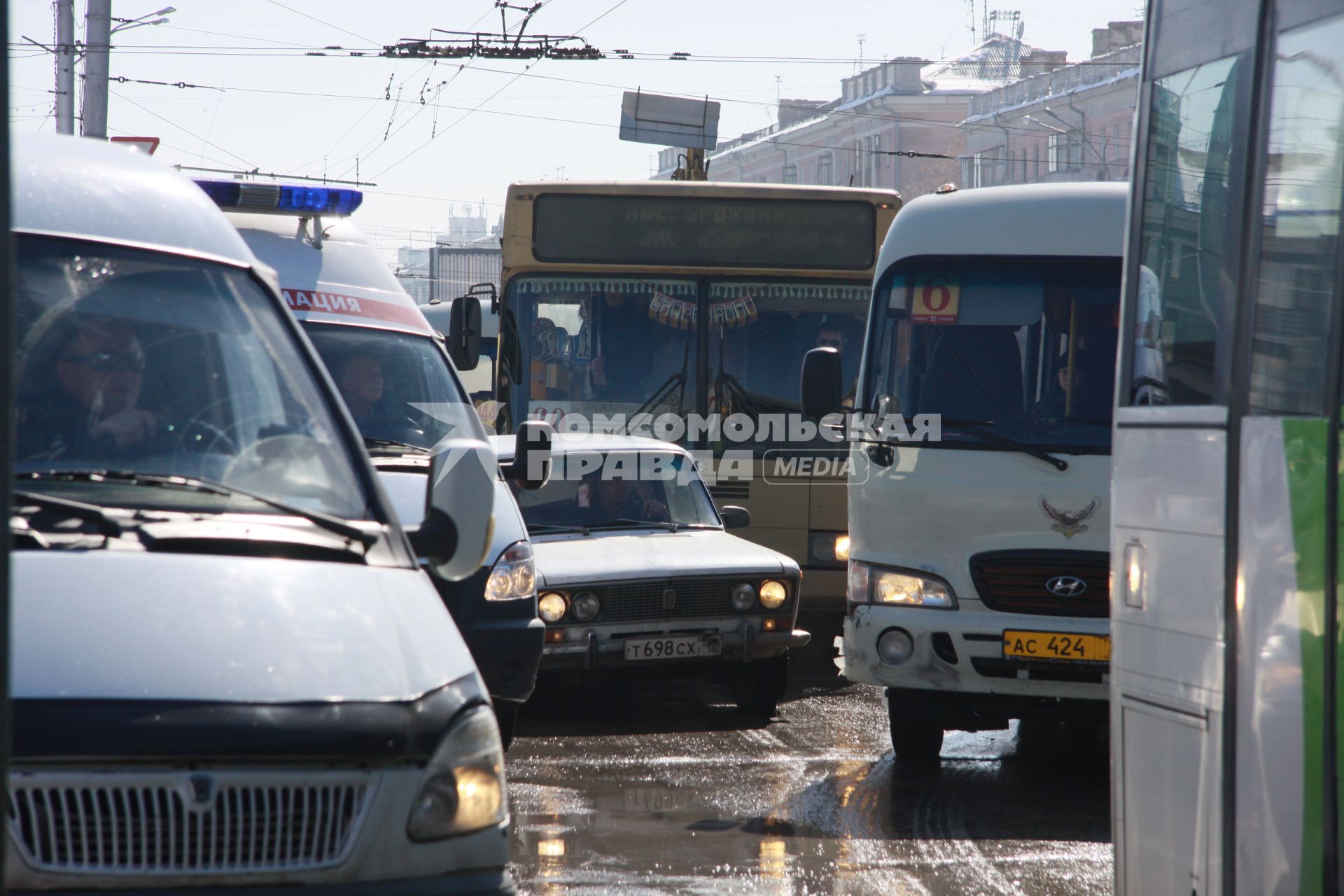 Автомобильная пробка.