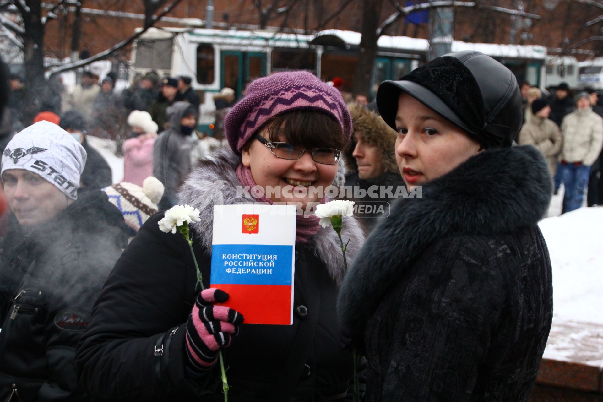 Митинг против результатов выборов в Нижнем Новгороде.