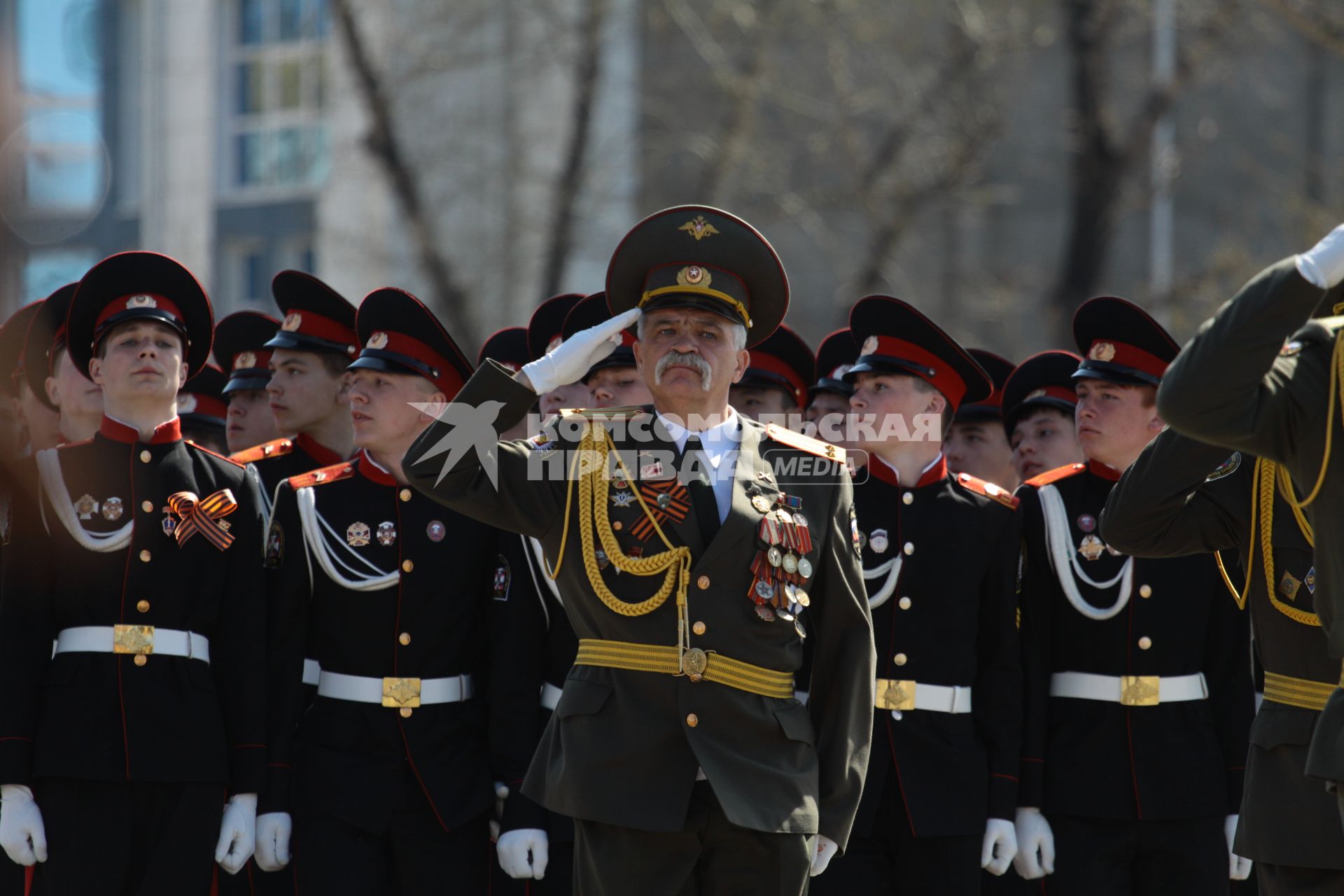 Парад Победы в Иркутске.