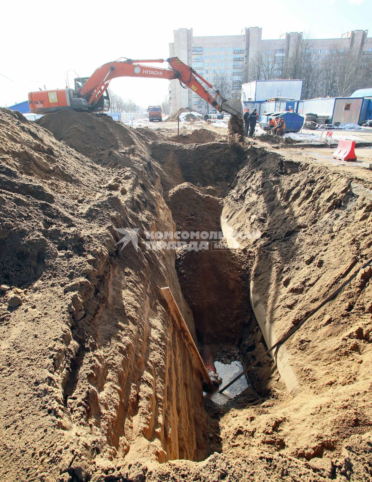 строительство развязки через дорогу