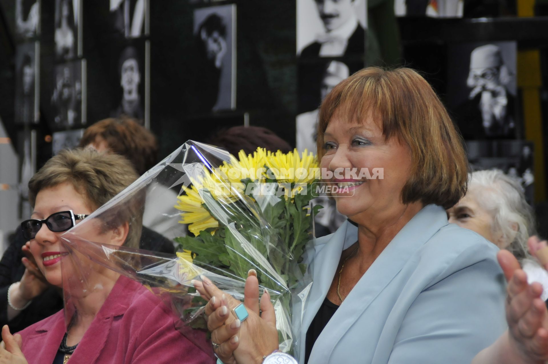 Вечер, посвященный 80-летию актера Юрия Яковлева  в Галерее искусств на Пречистенке. На снимке: актриса Лариса Лужина.