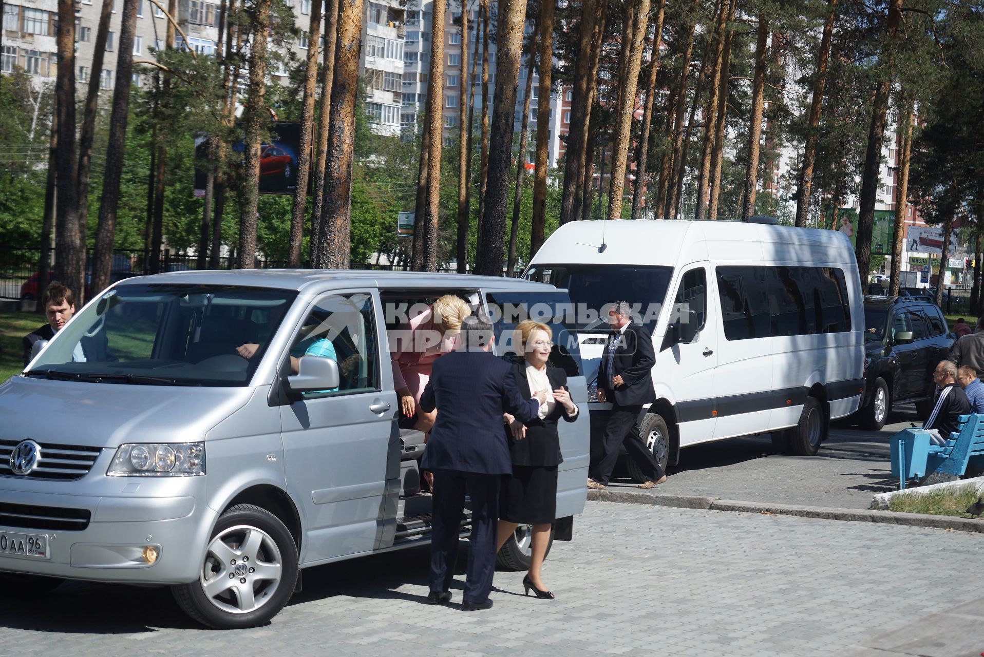 Министр здравоохранения Вероника Скворцова с визитом в Екатеринбурге во время посещения ОКБ№1