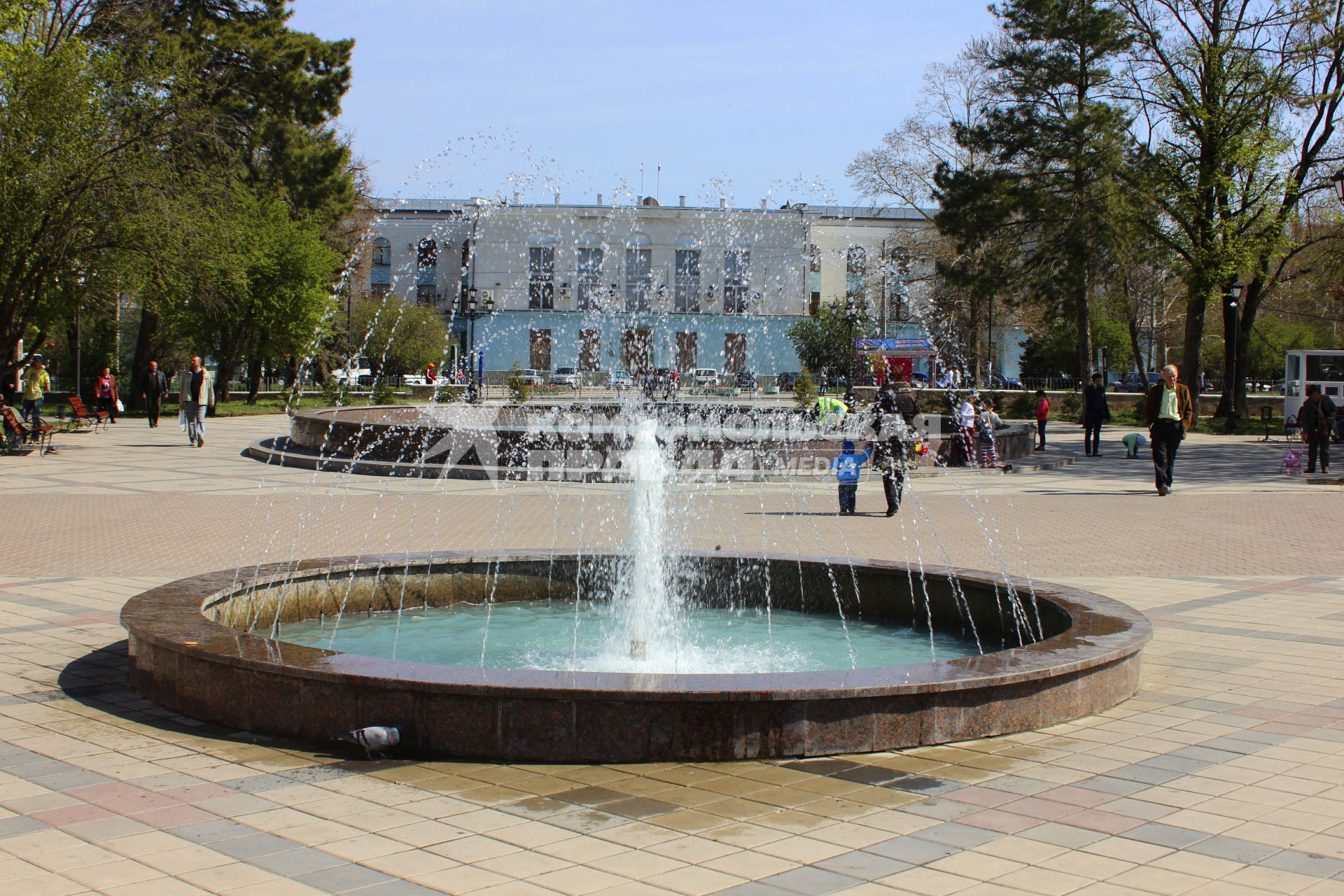 Сквер Тренева в Симферополе.